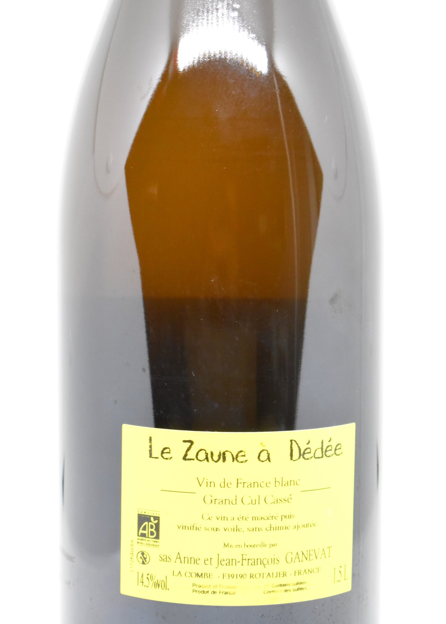 Acheter vin blanc nature en Suisse - Ganevat Jura