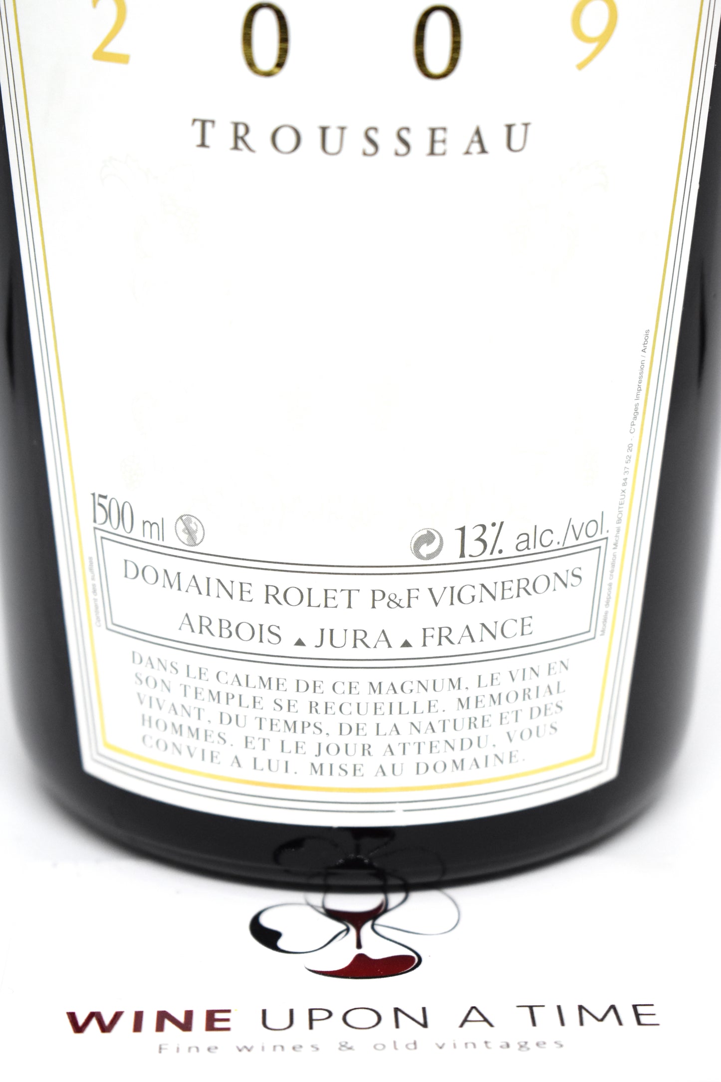 Vin rare à offrir Arbois Magnum 2009 - Trousseau du Jura