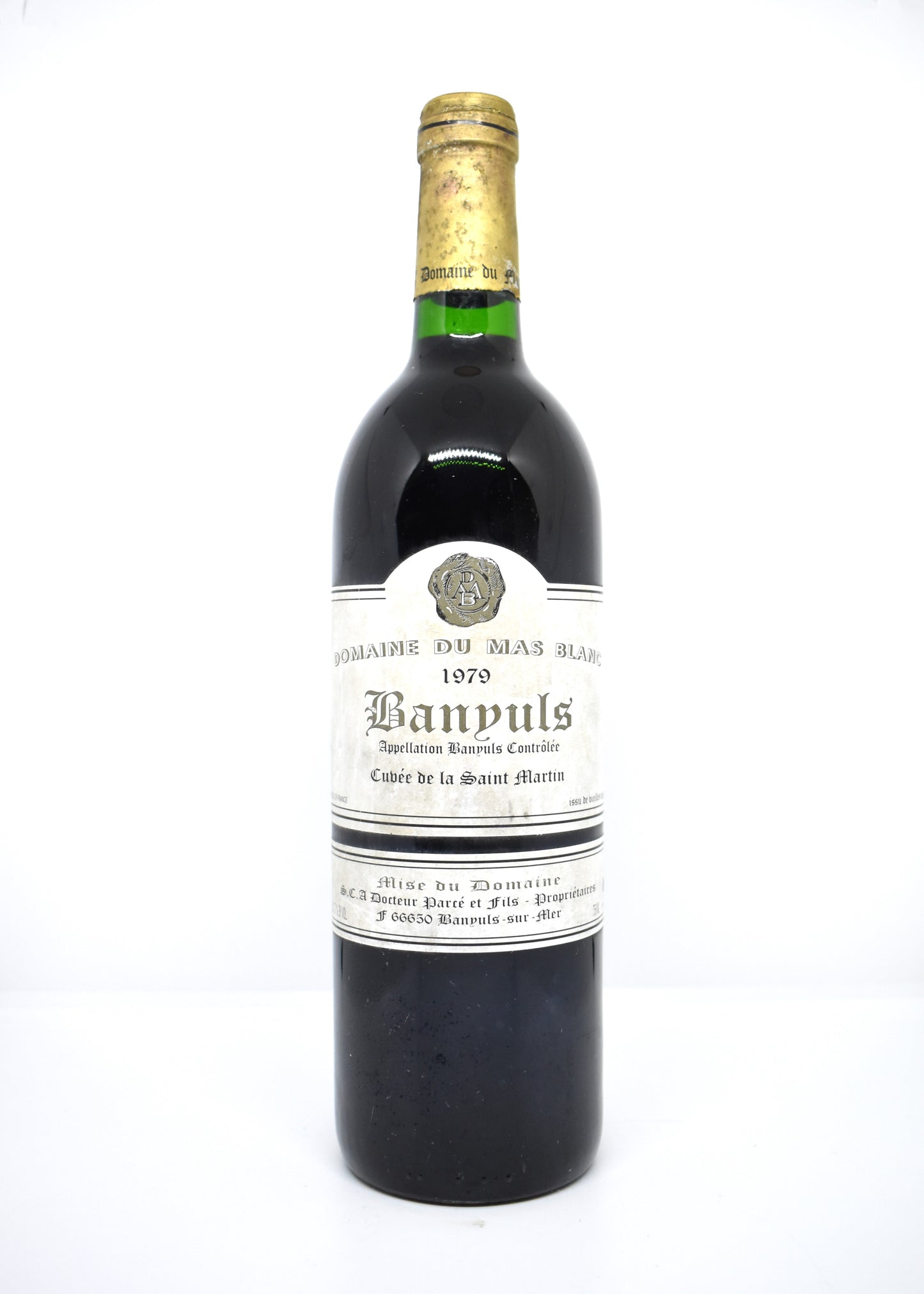 Domaine du Mas Blanc Banyuls 1979 collection