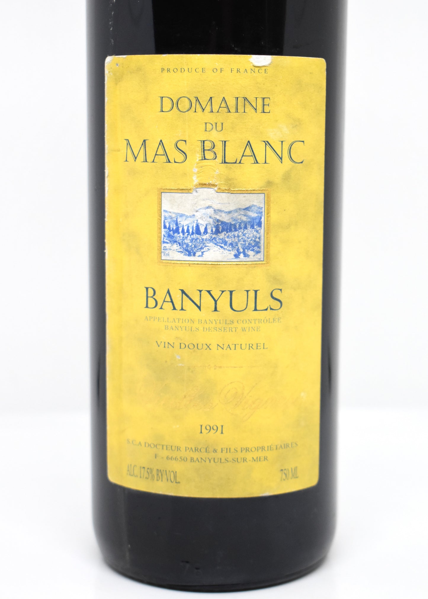 Banyuls 1991 Domaine du Mas Blanc Parcé et Fils