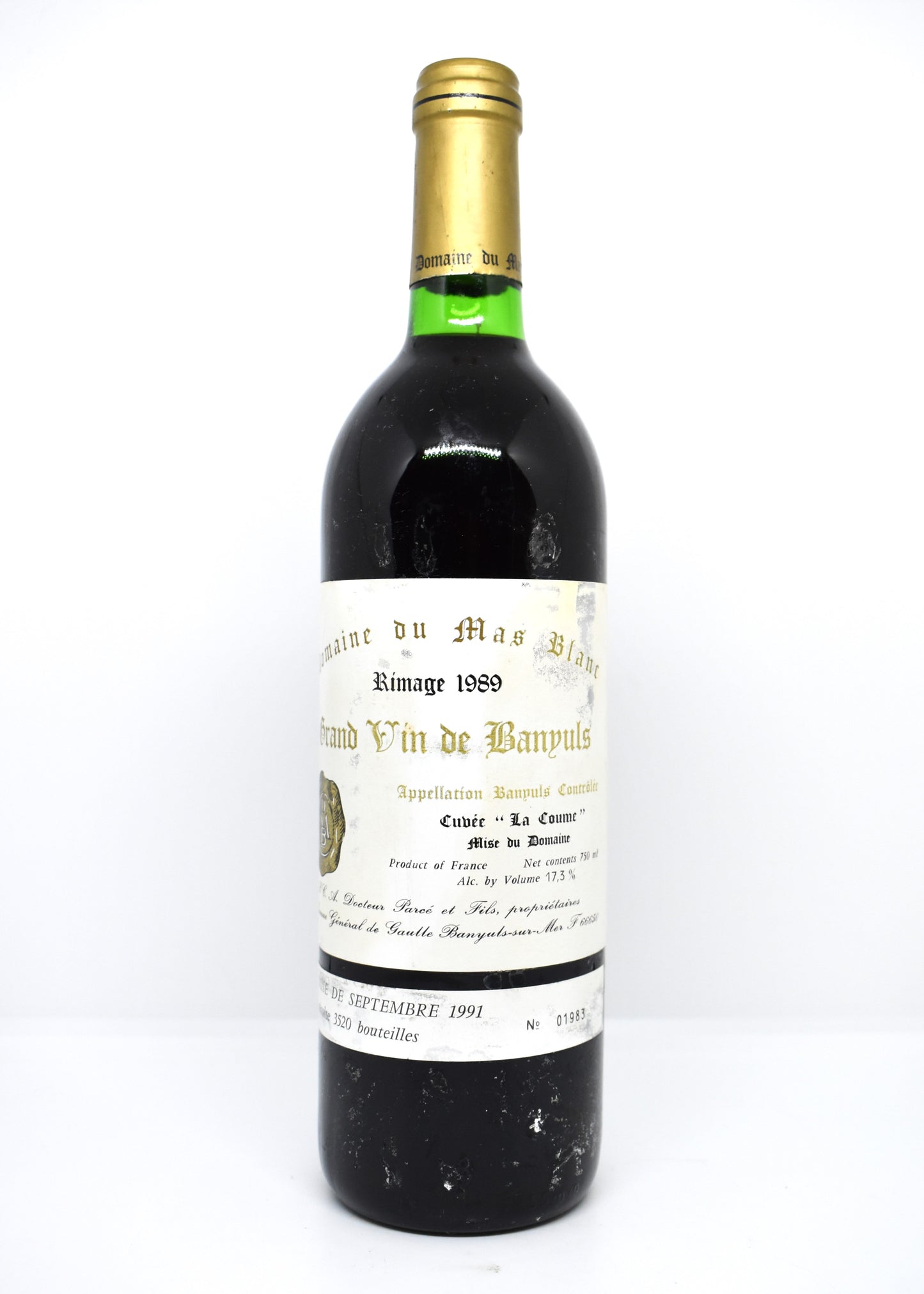 Commander Banyuls Rimage 1989 en ligne