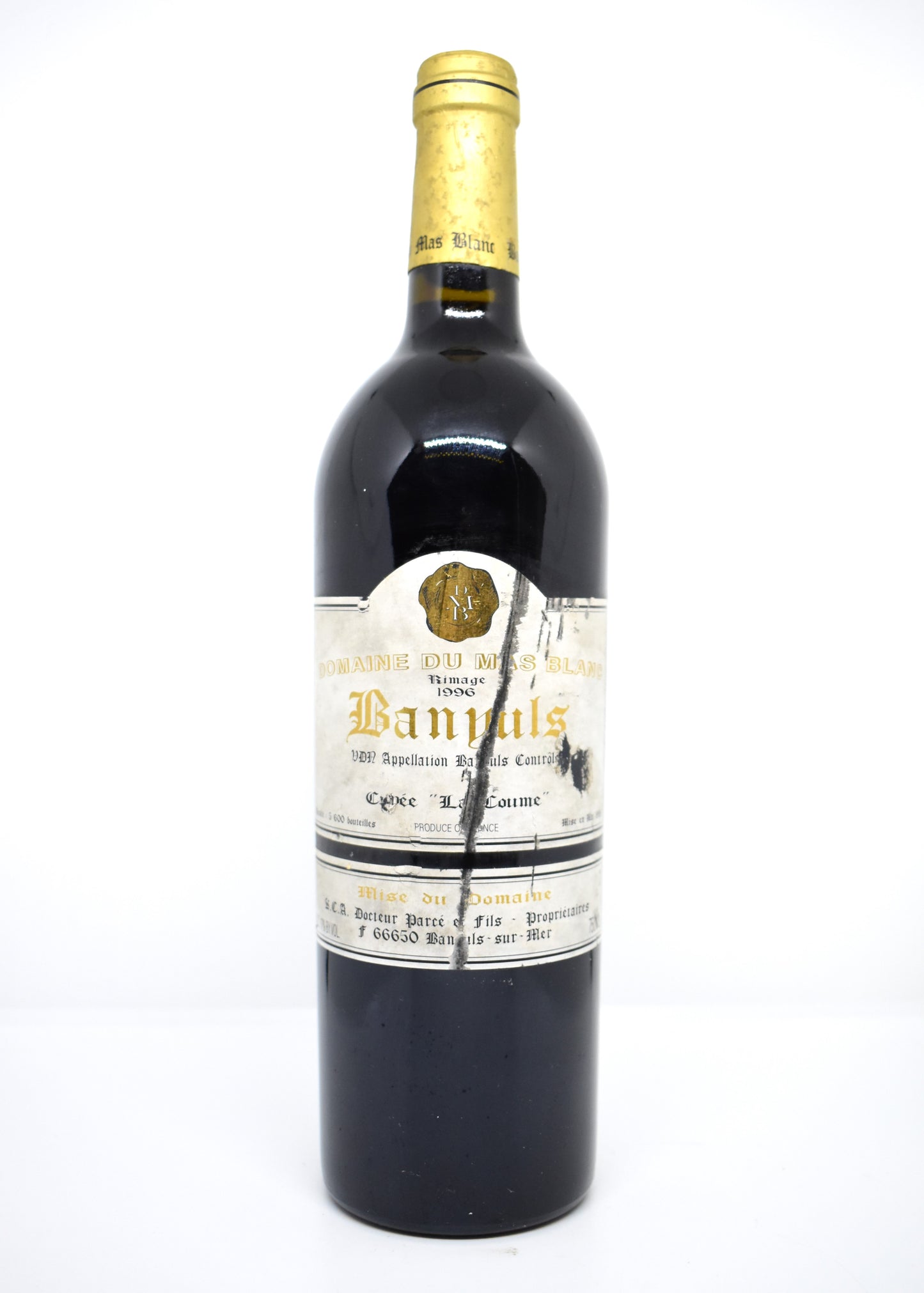 Achat en Suisse – Banyuls Rimage 1996