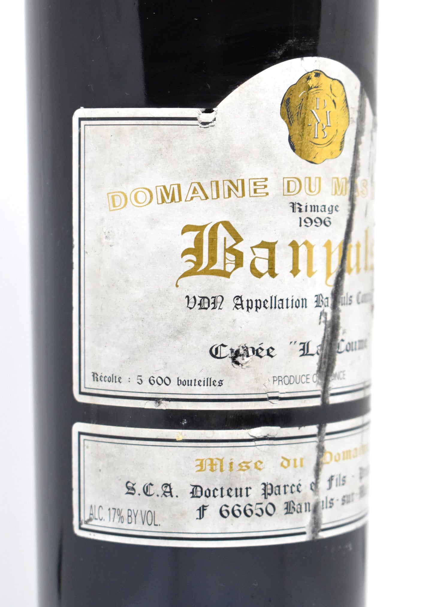 Banyuls Rimage 1996 meilleur prix