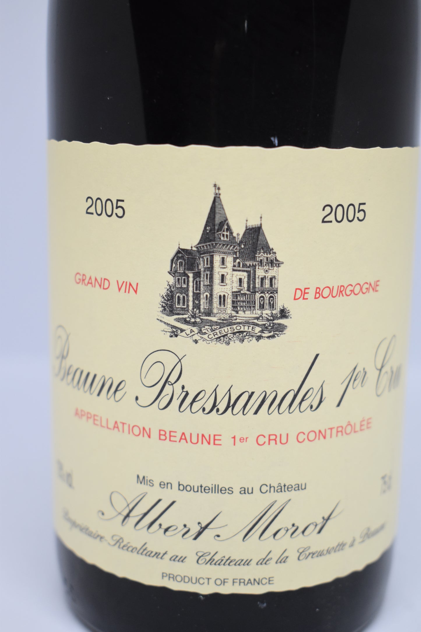 Beaune 2005, 1er Cru Bressandes, valeur sûre pour amateur