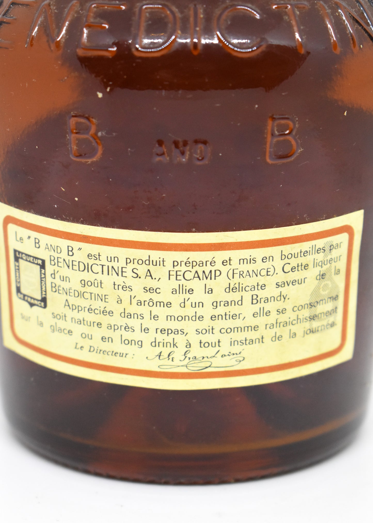 Brandy & Bénédictine liqueur vintage