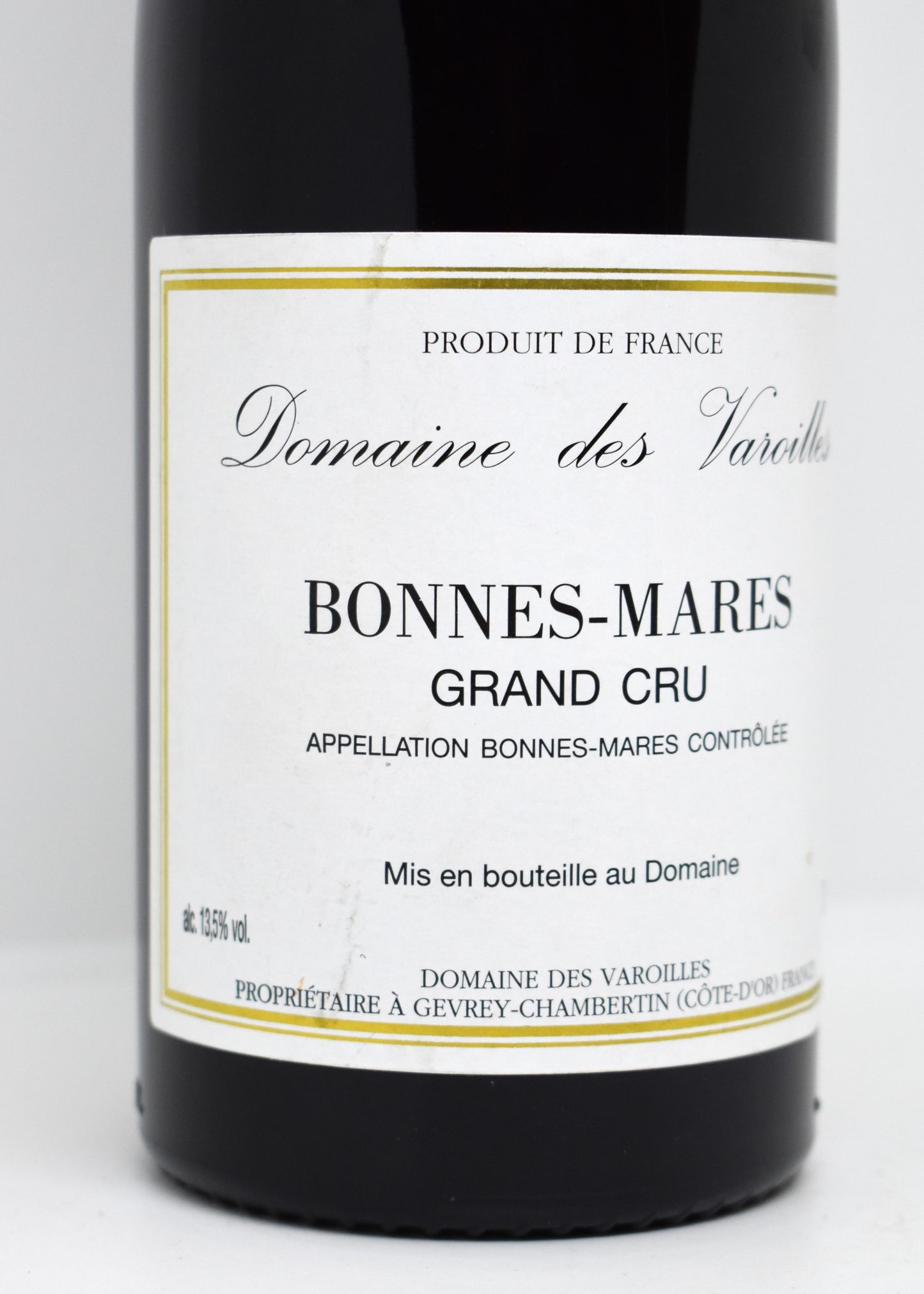 Dégustation Bonnes-Mares Grand Cru Bourgogne