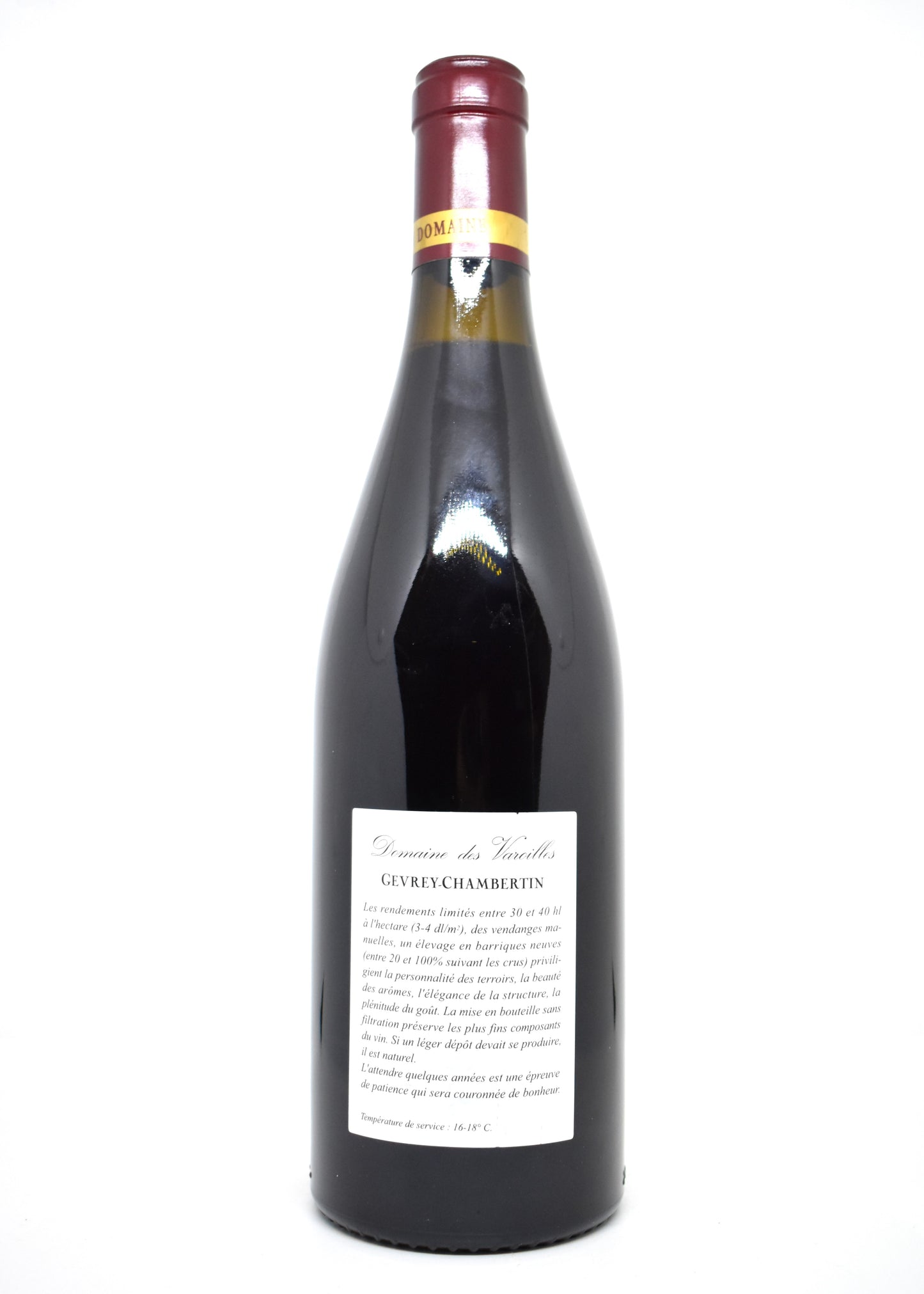 Acheter bouteille de Bourgogne rare 2001 pour anniversaire