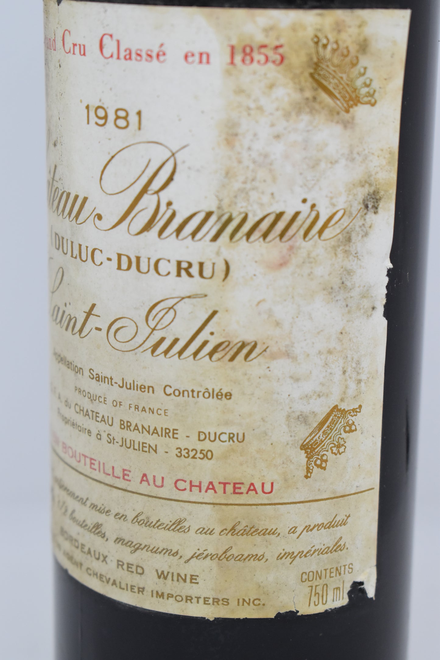 Château Branaire Duluc-Ducru 1981 - Saint-Julien
