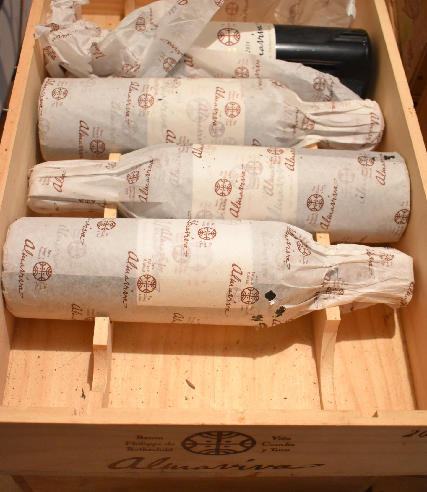 Offrir bouteille de grand vin du nouveau monde
