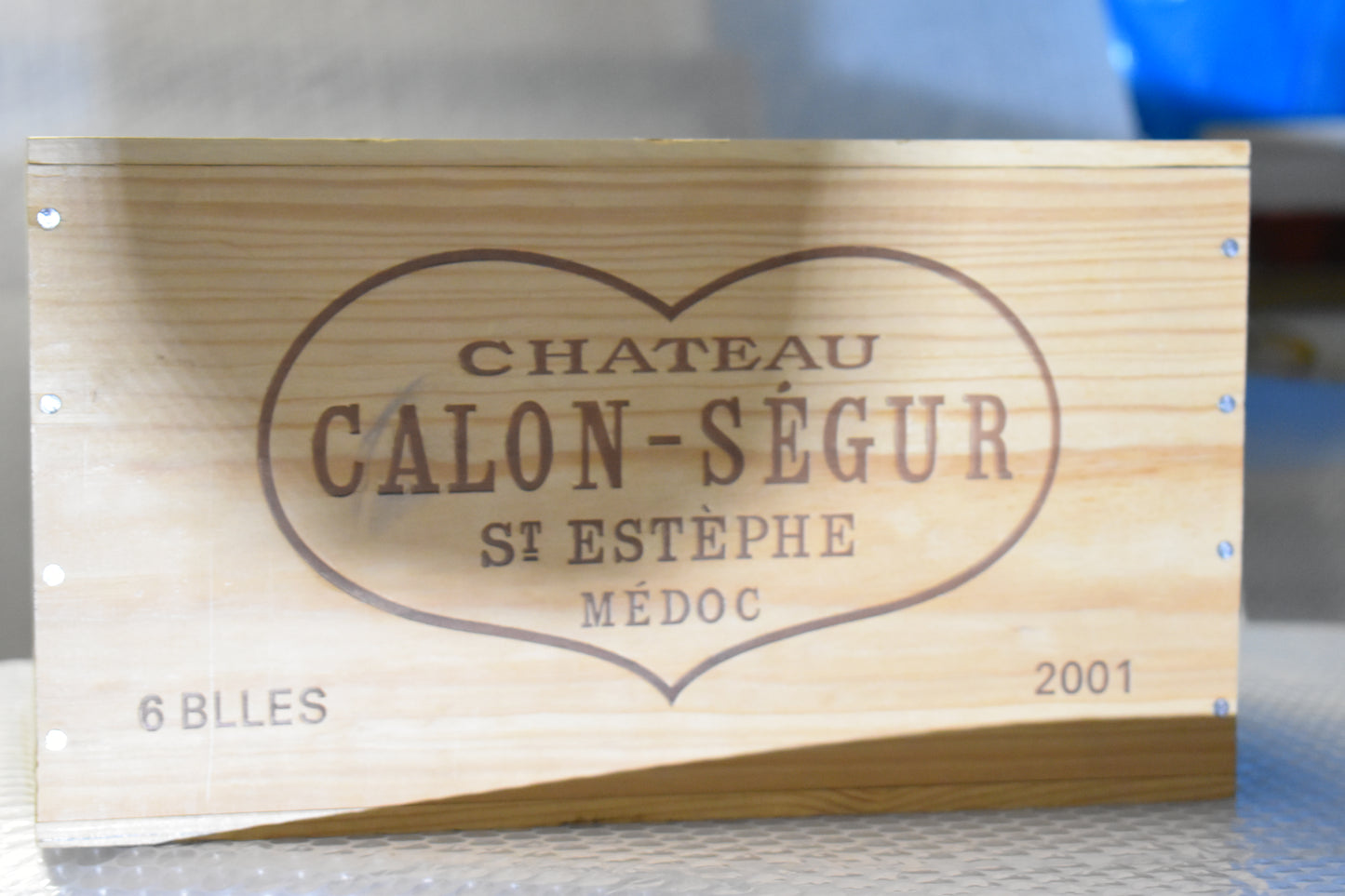 Grand Bordeaux pour saint Valentin - Calon-Segur - Grand Cru 2001