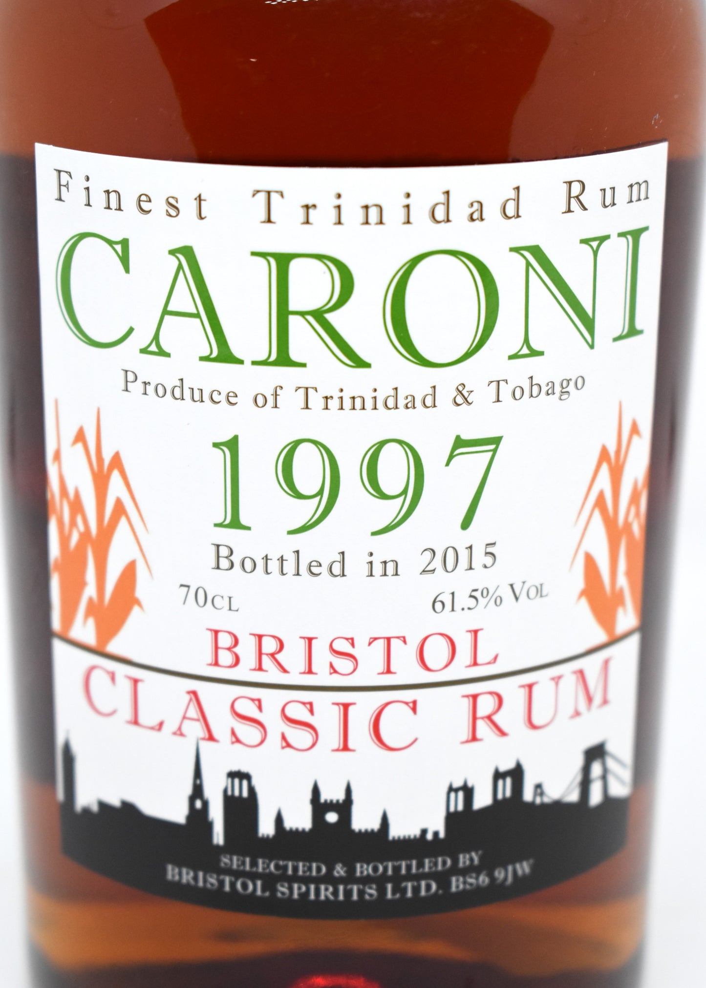Caroni Rum 1997 - 61.5% vol - Bristol Classic Rum