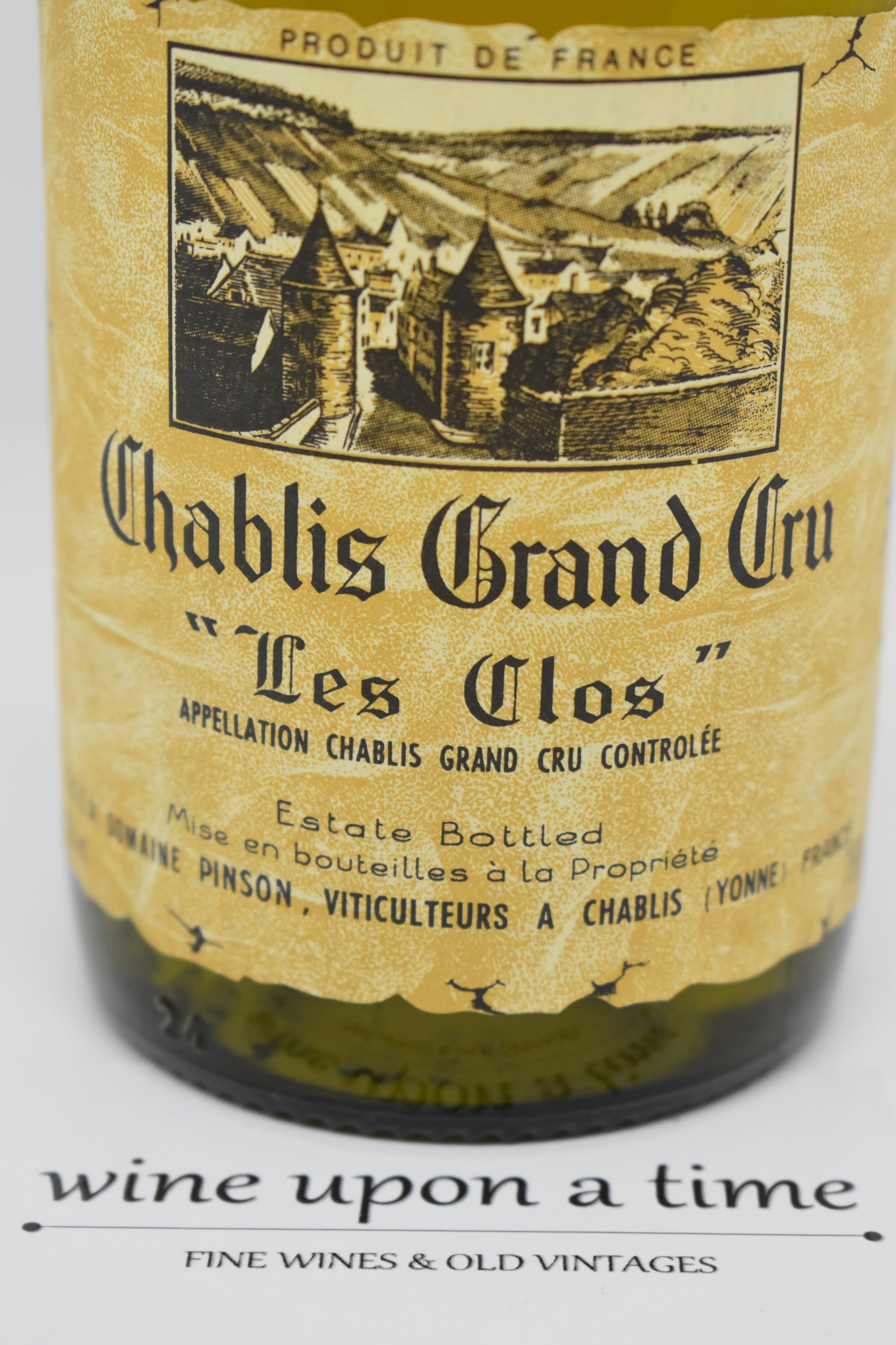 Chablis Les Clos Grand Cru 1989, cadeau millésime 1989, grand blanc de Bourgogne
