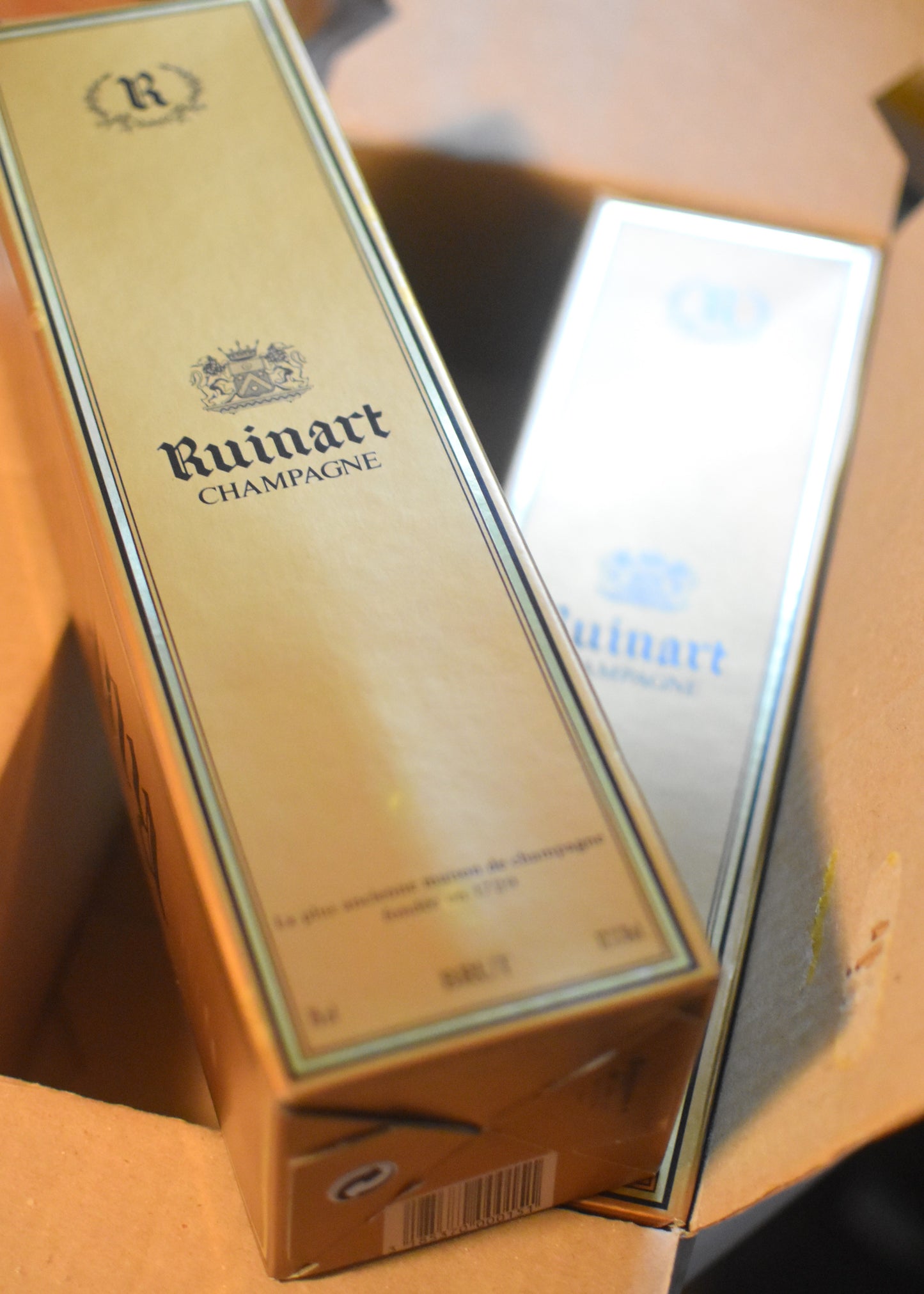 Champagne Ruinart niveau parfait