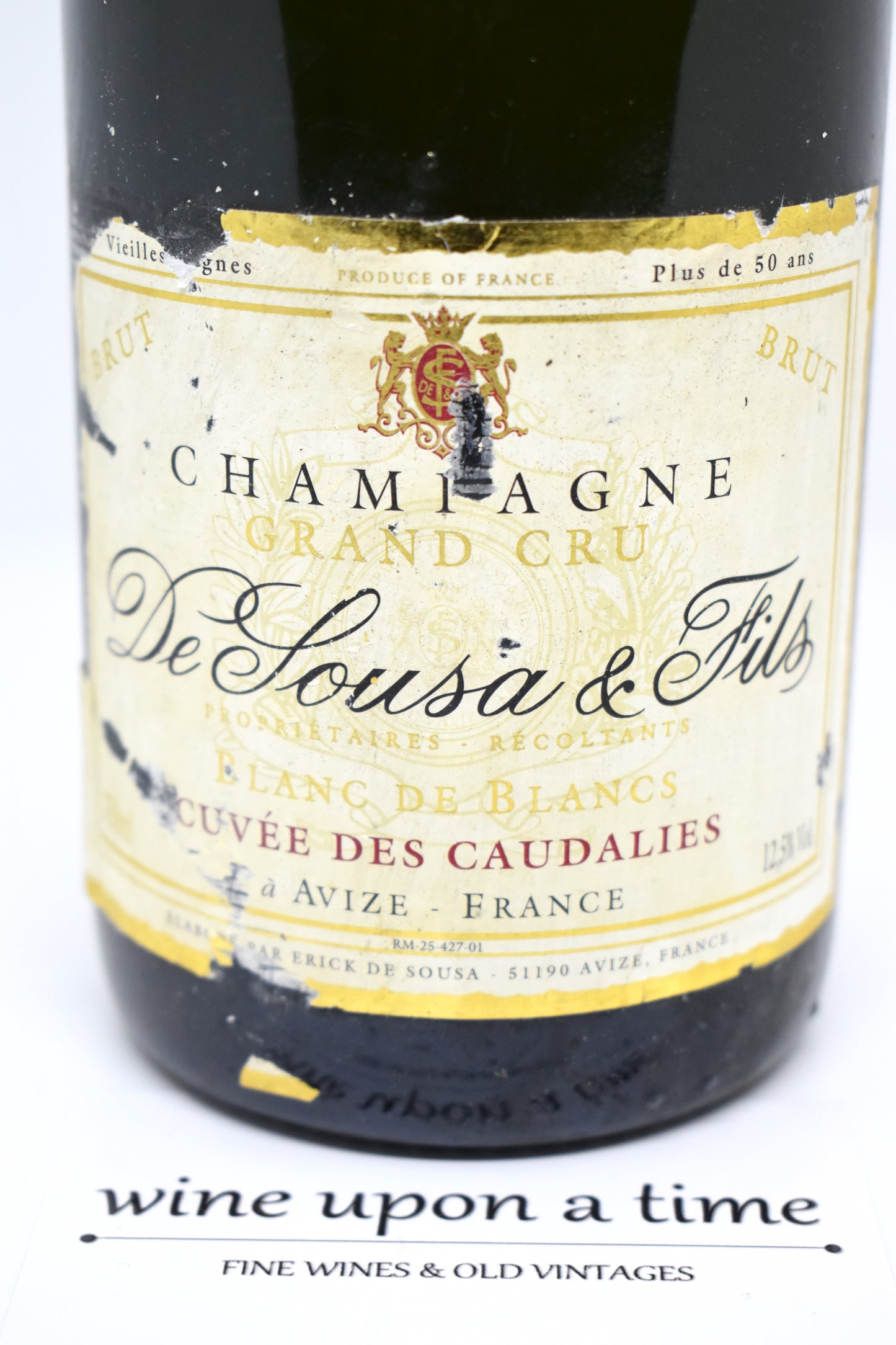 Champagne De Sousa Cuvée des Caudalies, Chardonnay Grand Cru, dégustation prestige