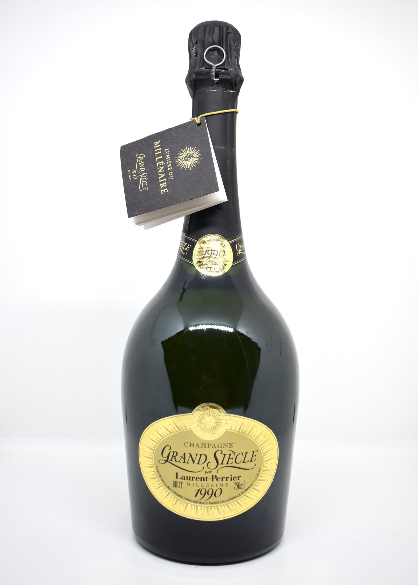 Champagne rare pour collectionneur Grand Siècle etiquette dorée 1990