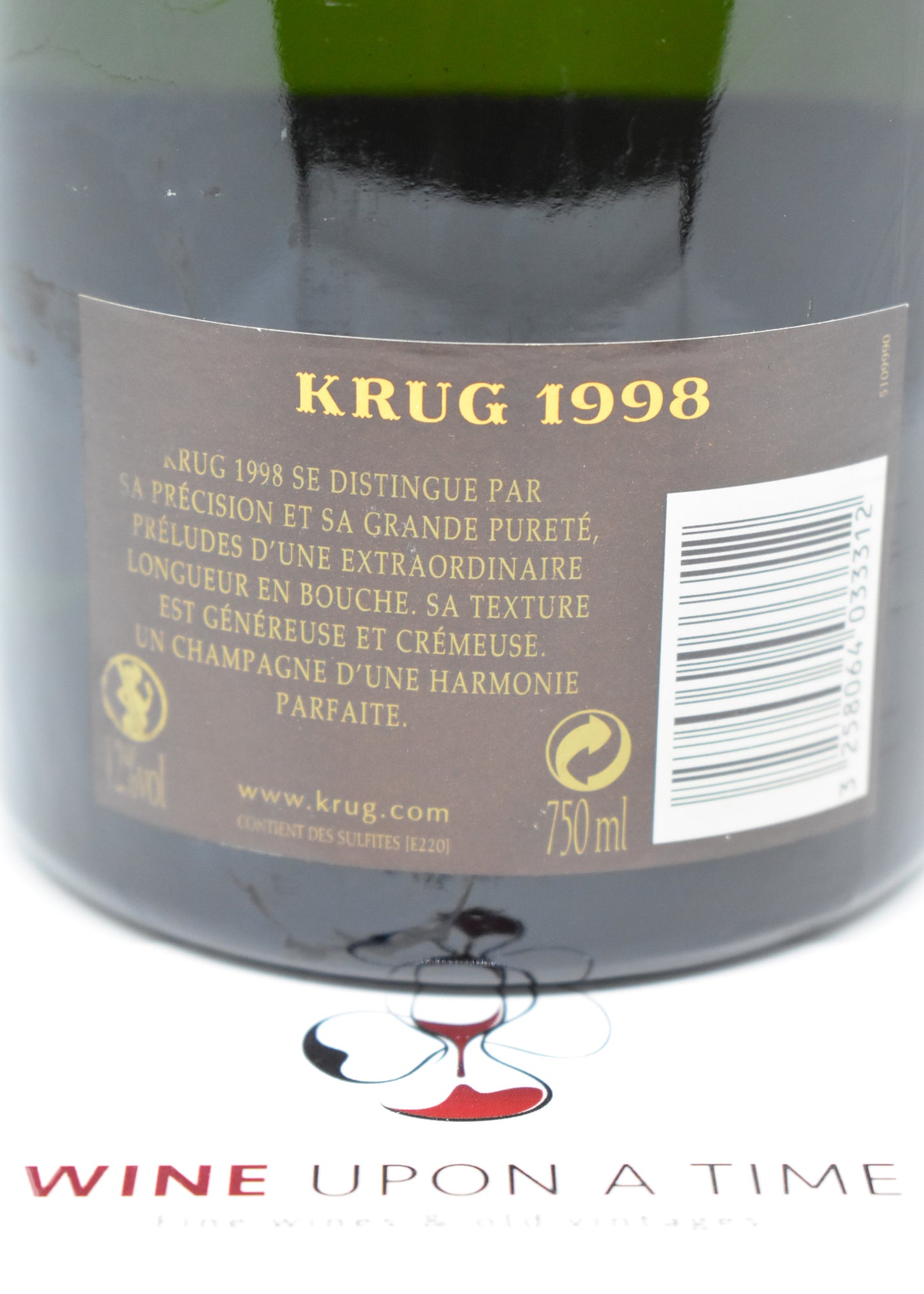 Collection Krug Vintage Brut 1998 à vendre