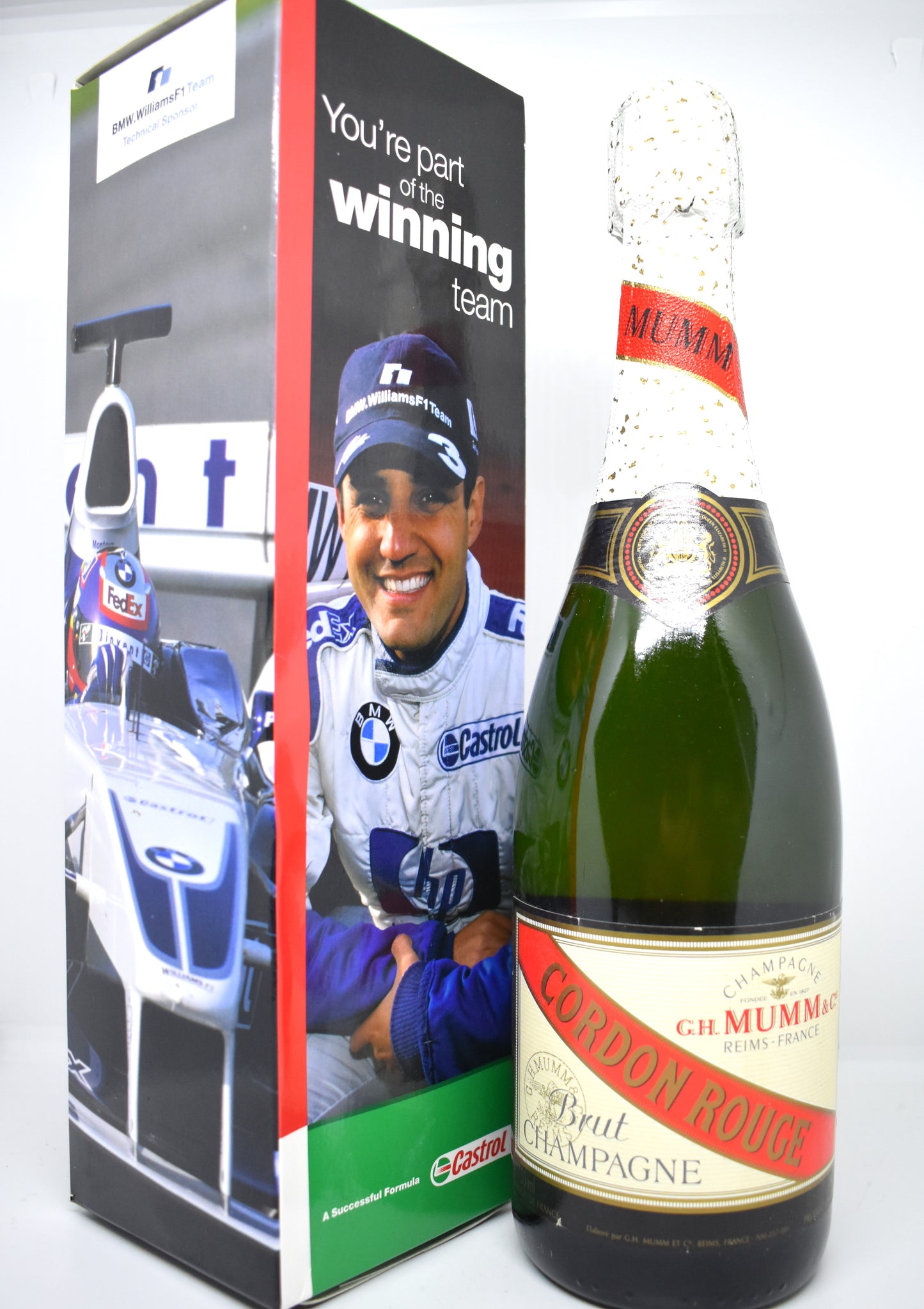 Objet de collection champagne sport mécanique