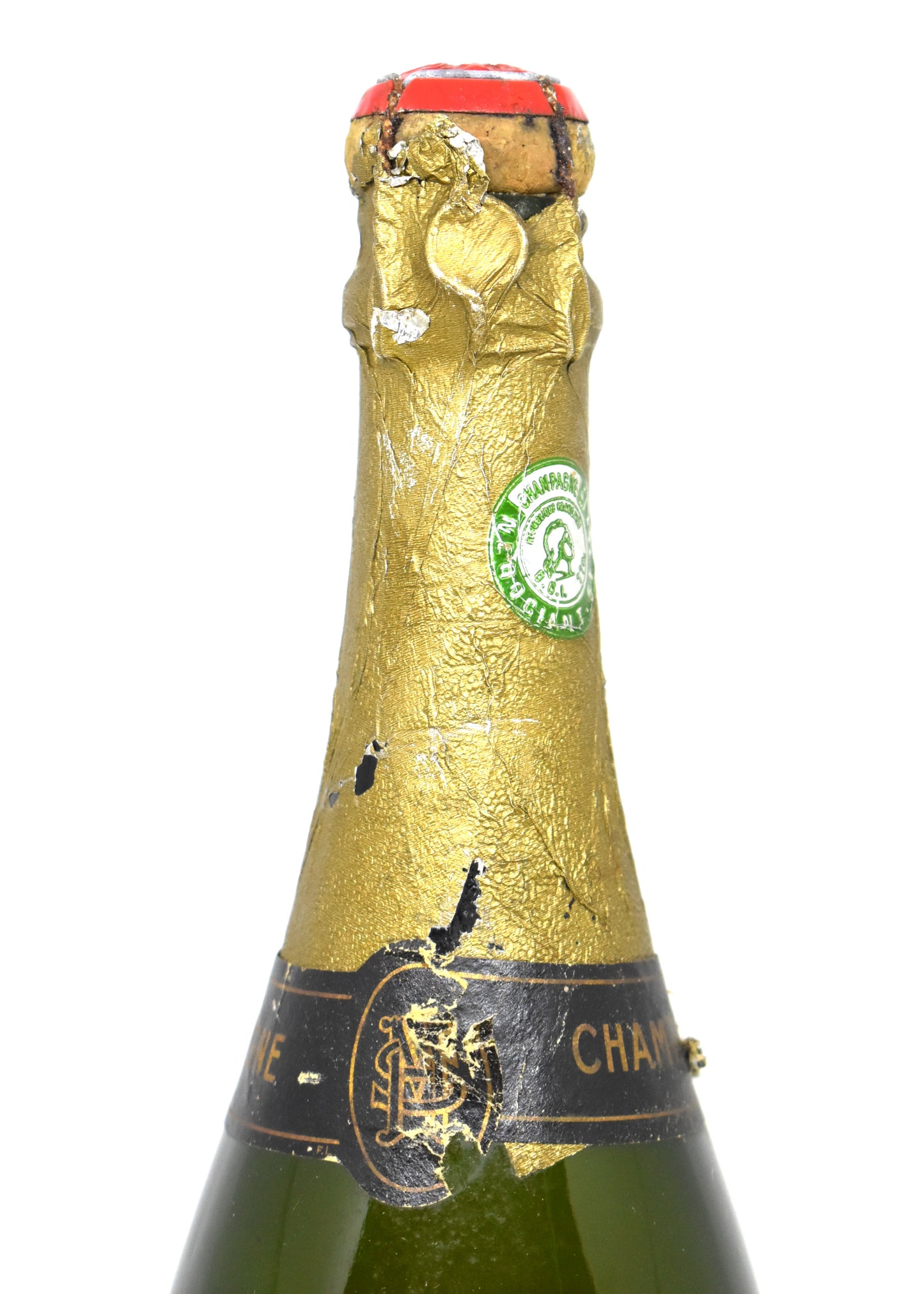 Historical Champagne Mélat 1973 bottle from Epernay cellar