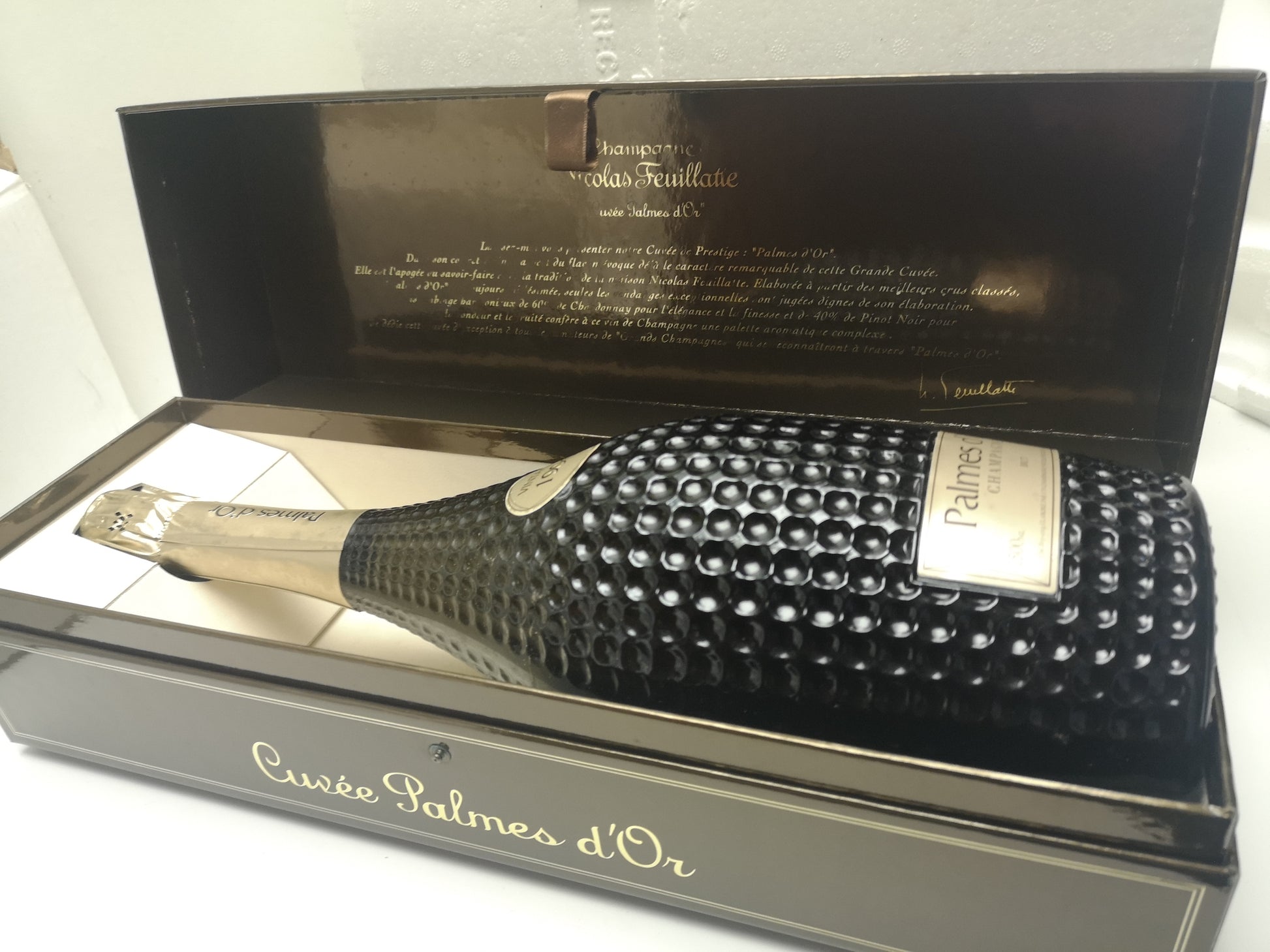 Coffret Champagne Nicolas Feuillatte Palmes d’Or 1996