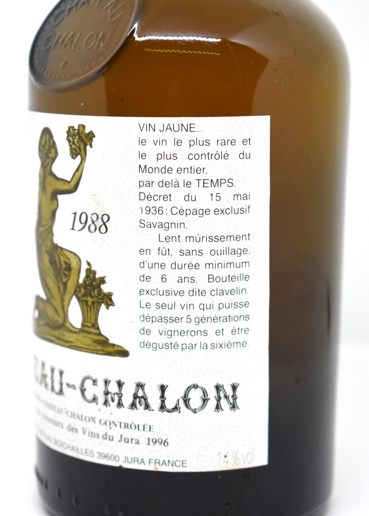 Commander Château-Chalon 1988 meilleur prix