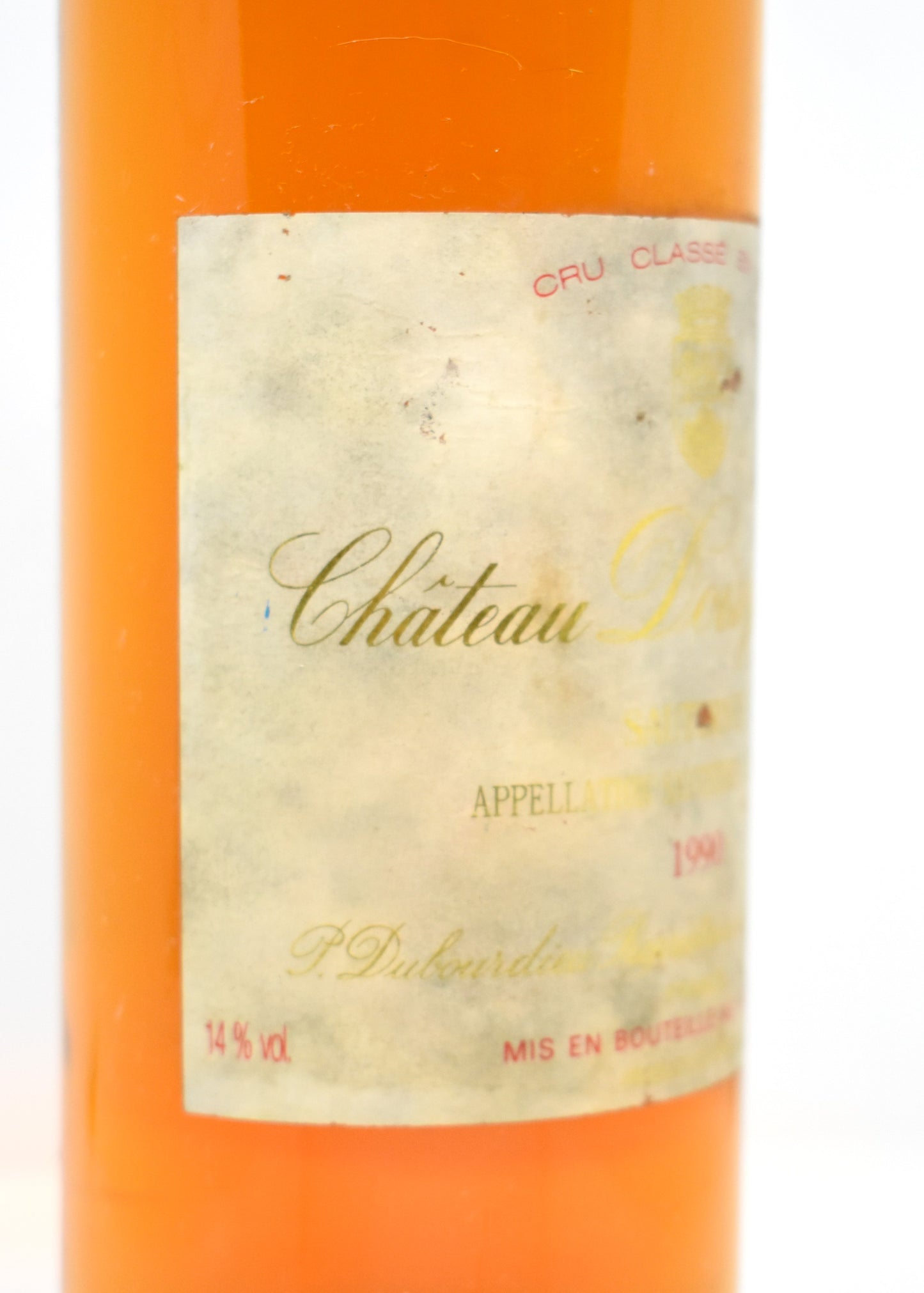 Sauternes 1990 vin moelleux collection