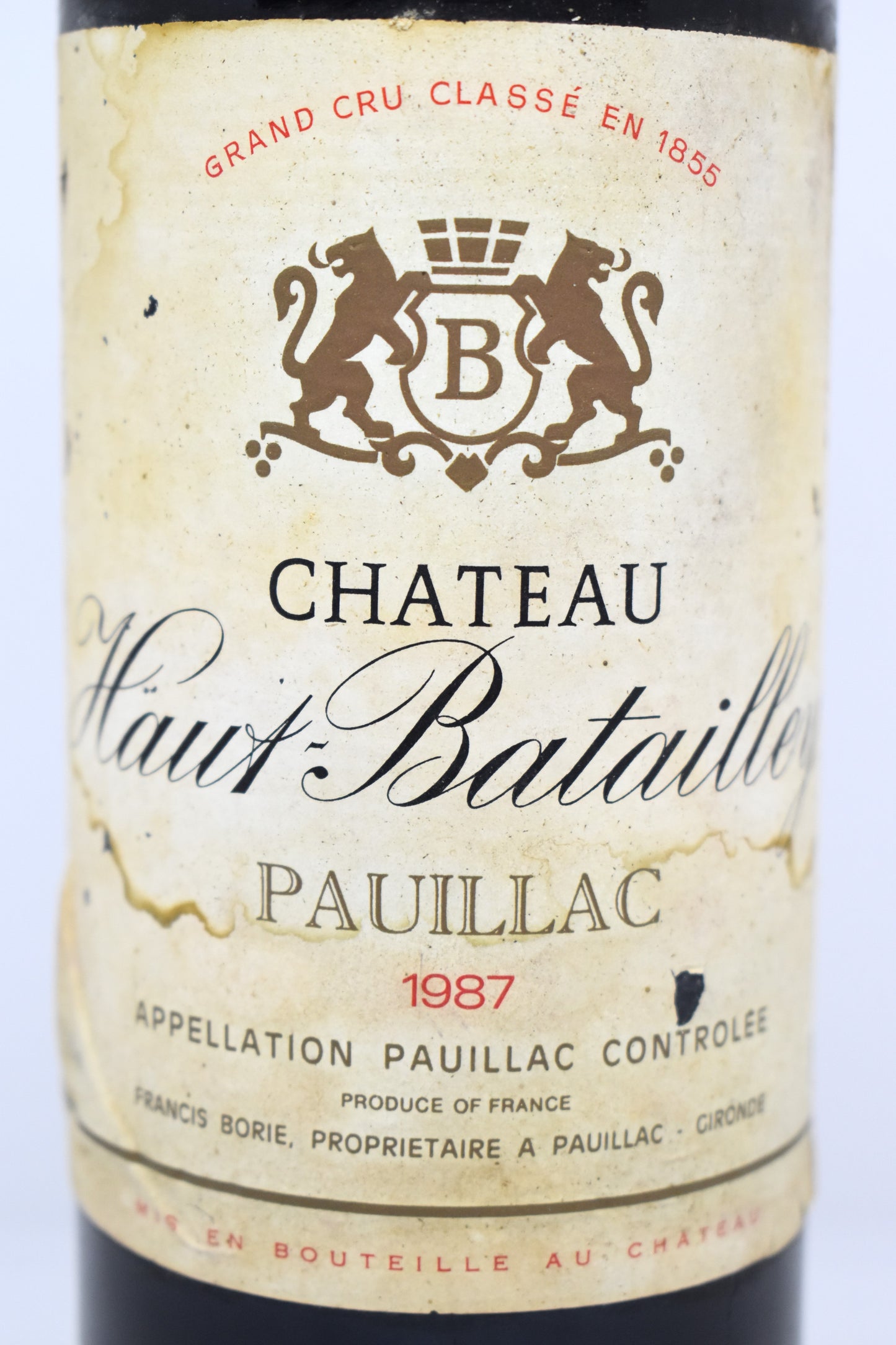 Château Haut-Batailley 1987 - Pauillac