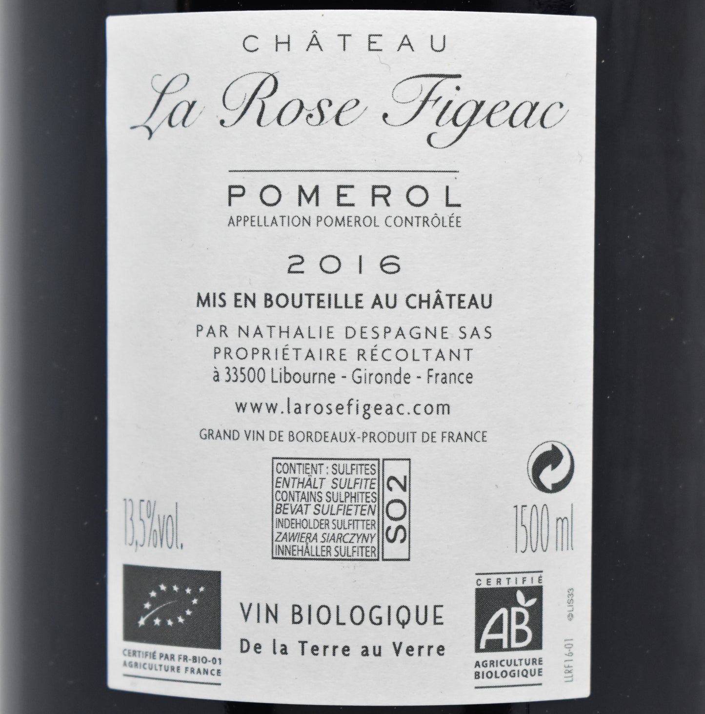 La Rose Figeac 2016 Magnum au meilleur prix