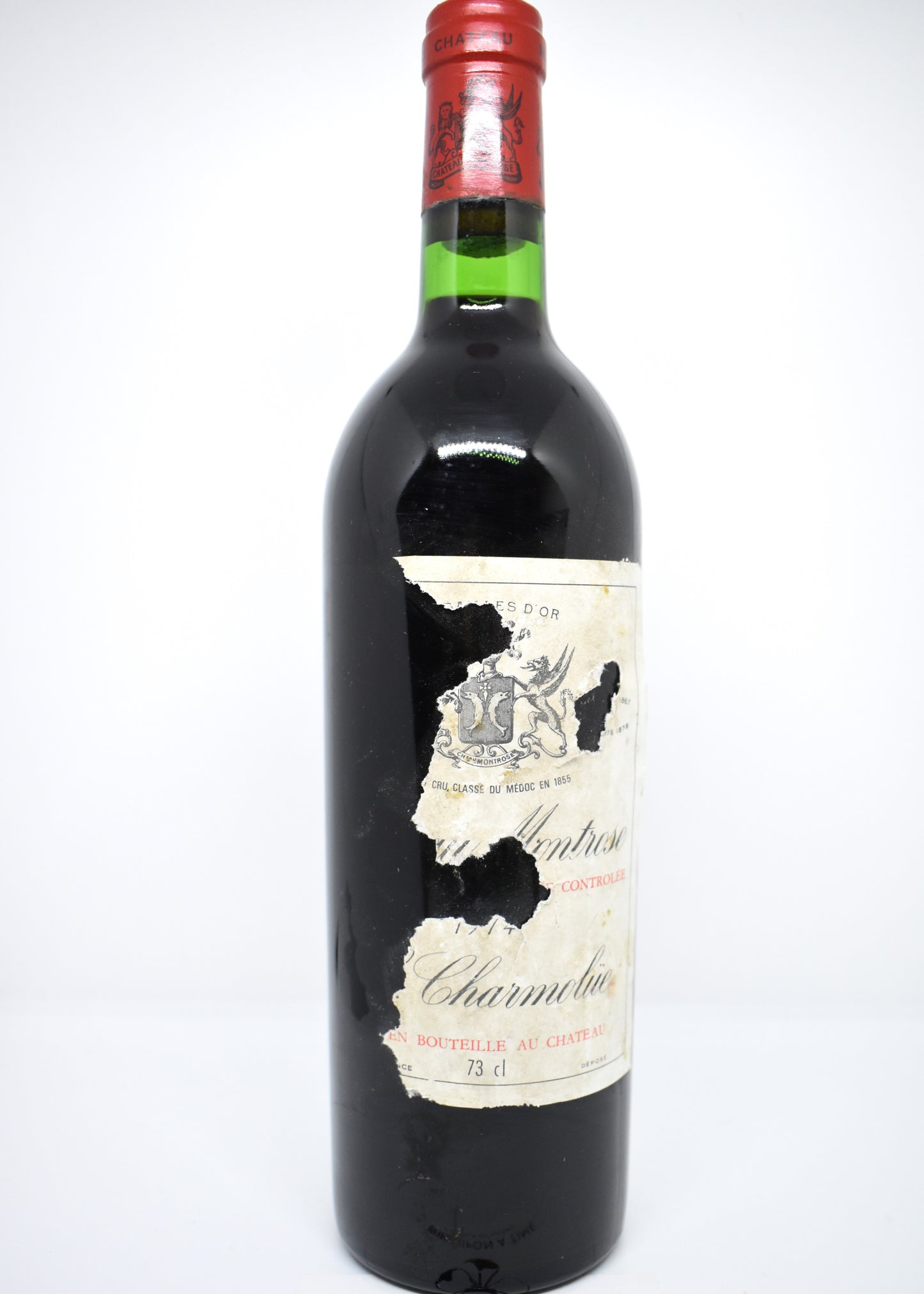 Vin prestigieux Bordeaux 1974 Montrose meilleur prix du marché