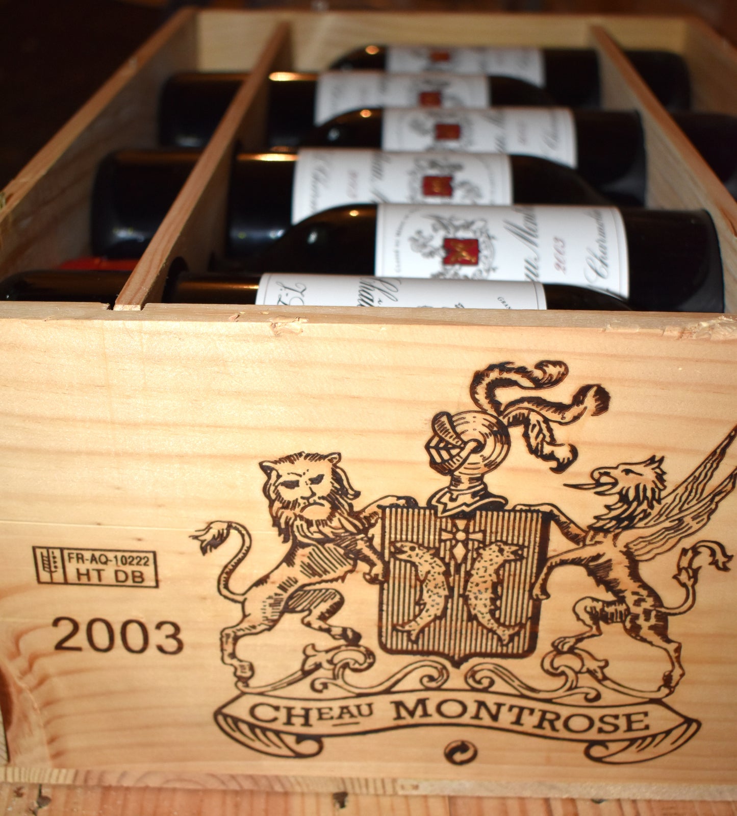 Commander Grand Cru Classé Bordeaux 2003 en Suisse