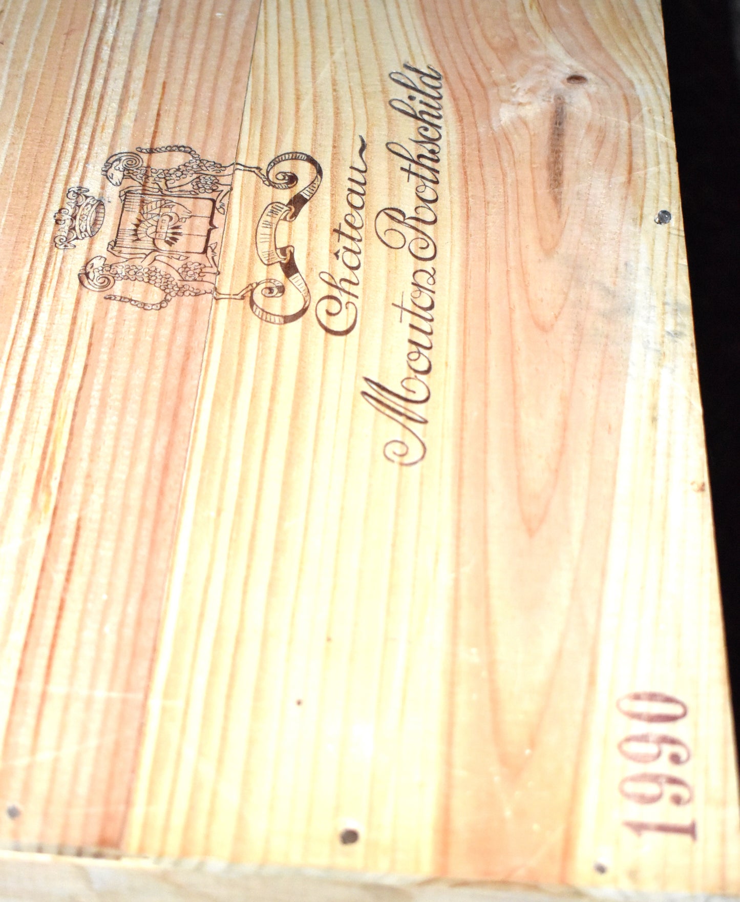 Mouton Rothschild 1990 prix ?