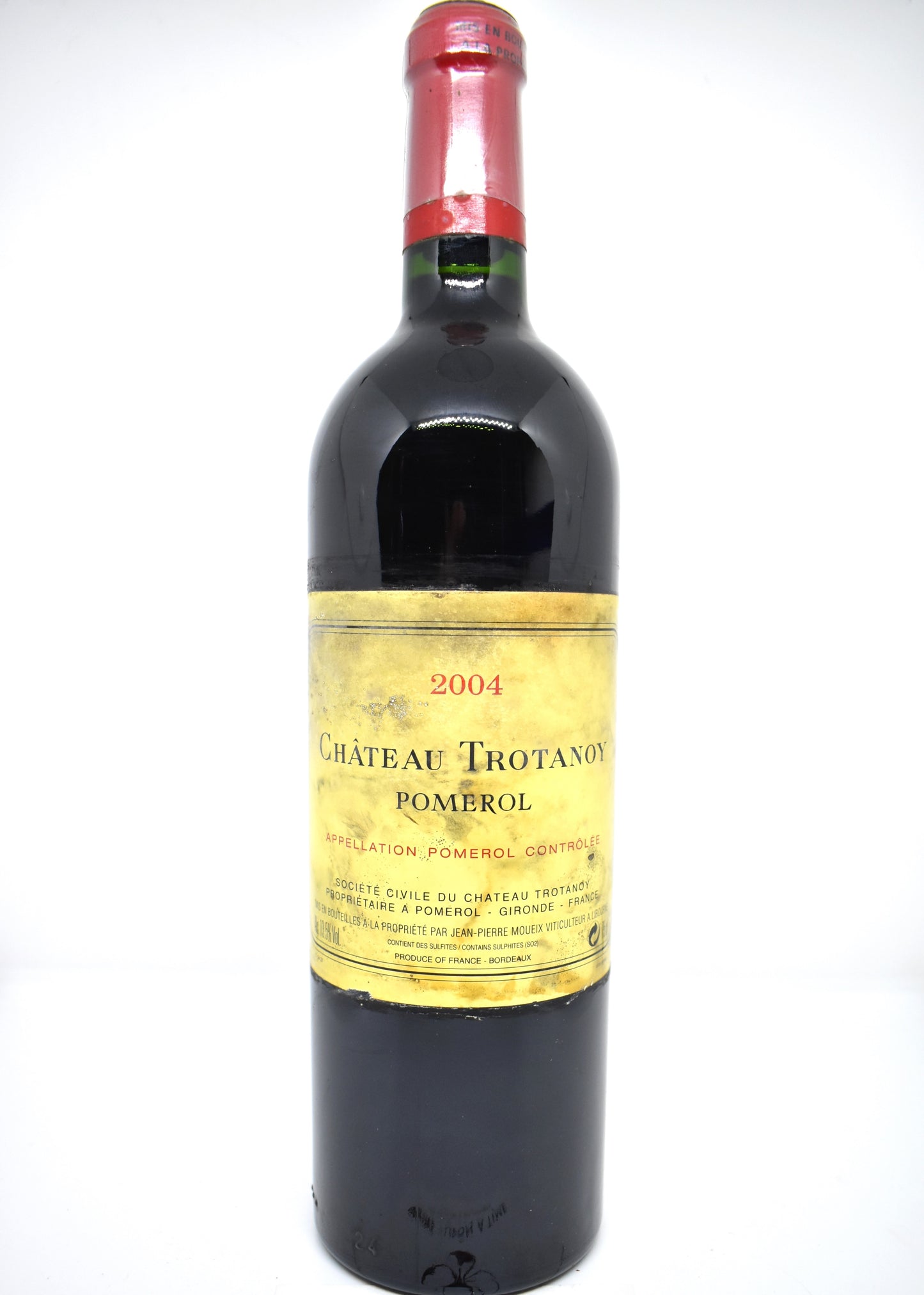 Château Trotanoy 2004 Pomerol, vin rouge prêt à boire pour dîner spécial, stock immédiat
