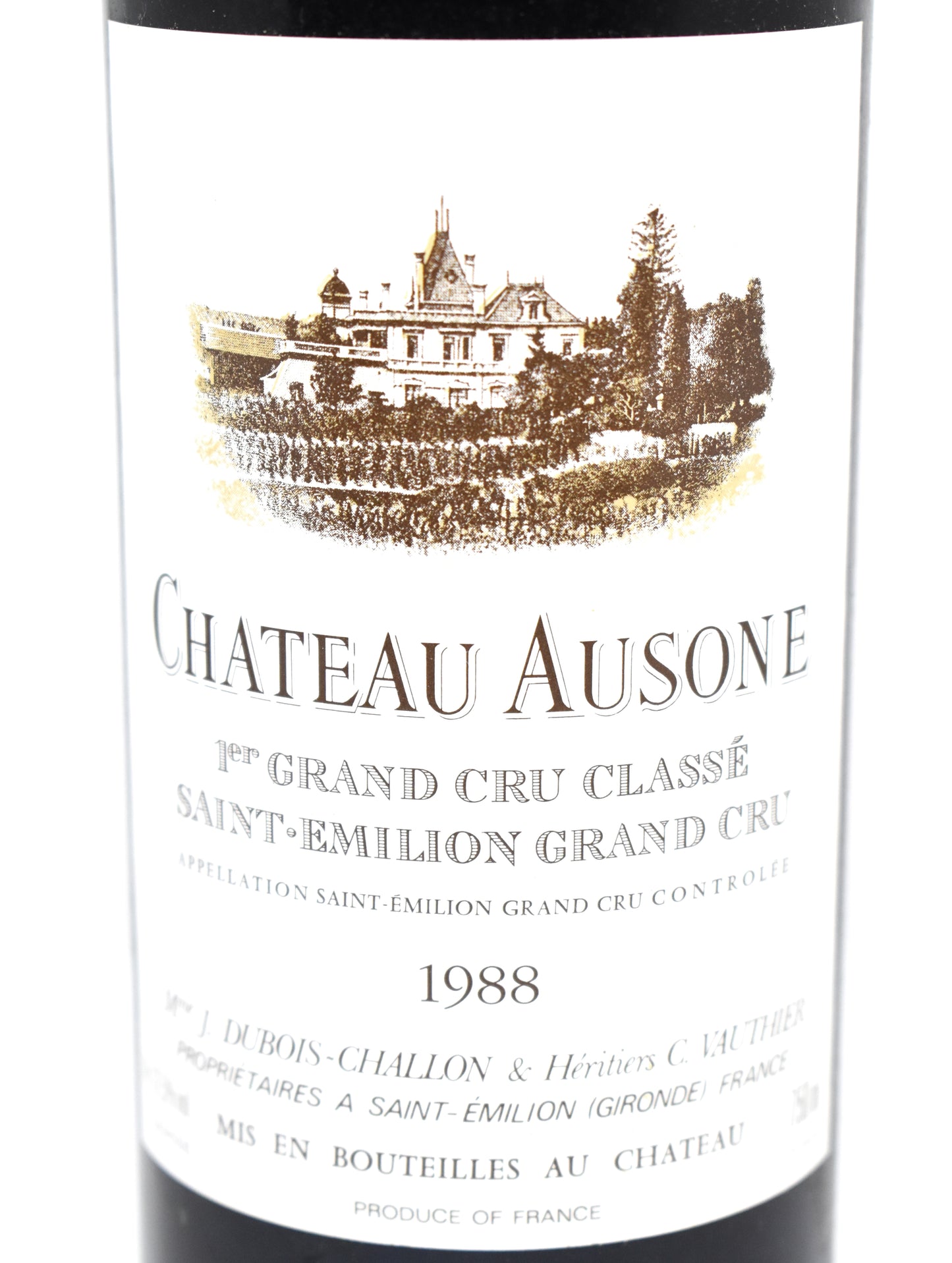 Acheter Château Ausone 1988 Saint-Emilion
