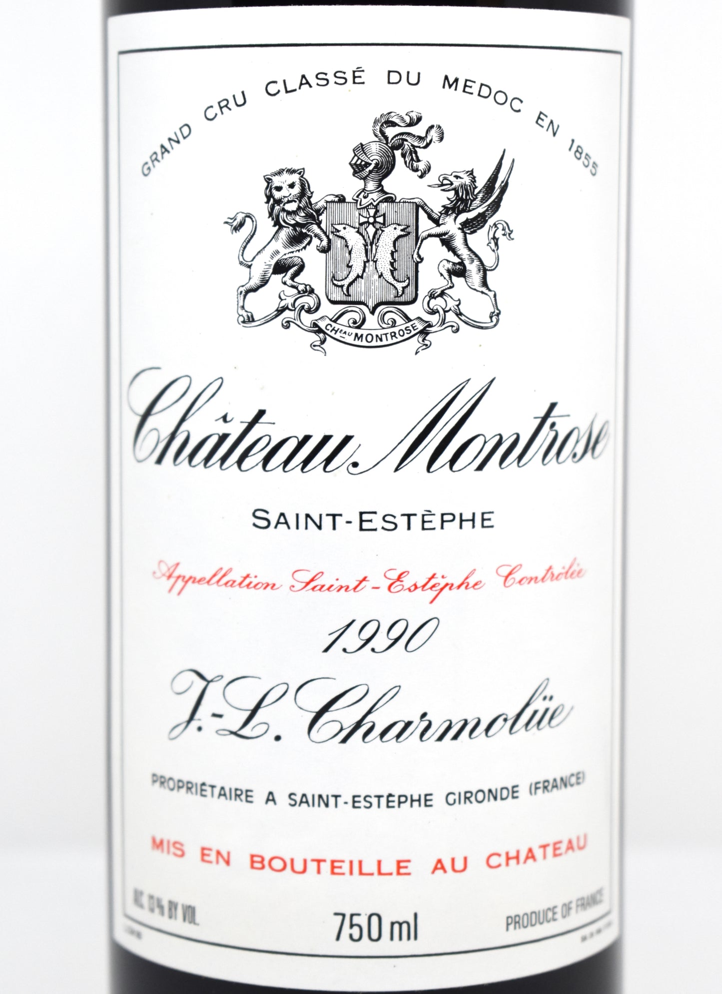 Acheter Château Montrose 1990 - 100 Points Parker