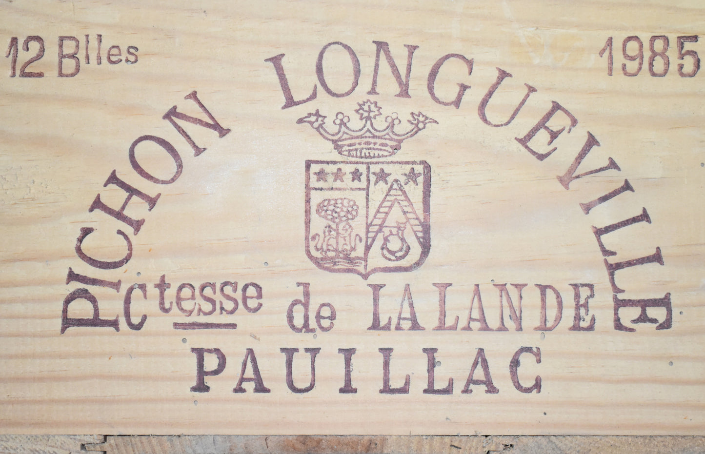 Grand Cru Classé Pichon Comtesse 1985