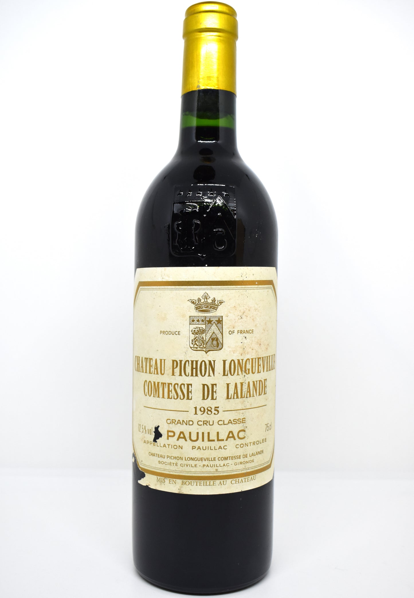 Vieille bouteille Bordeaux 1985