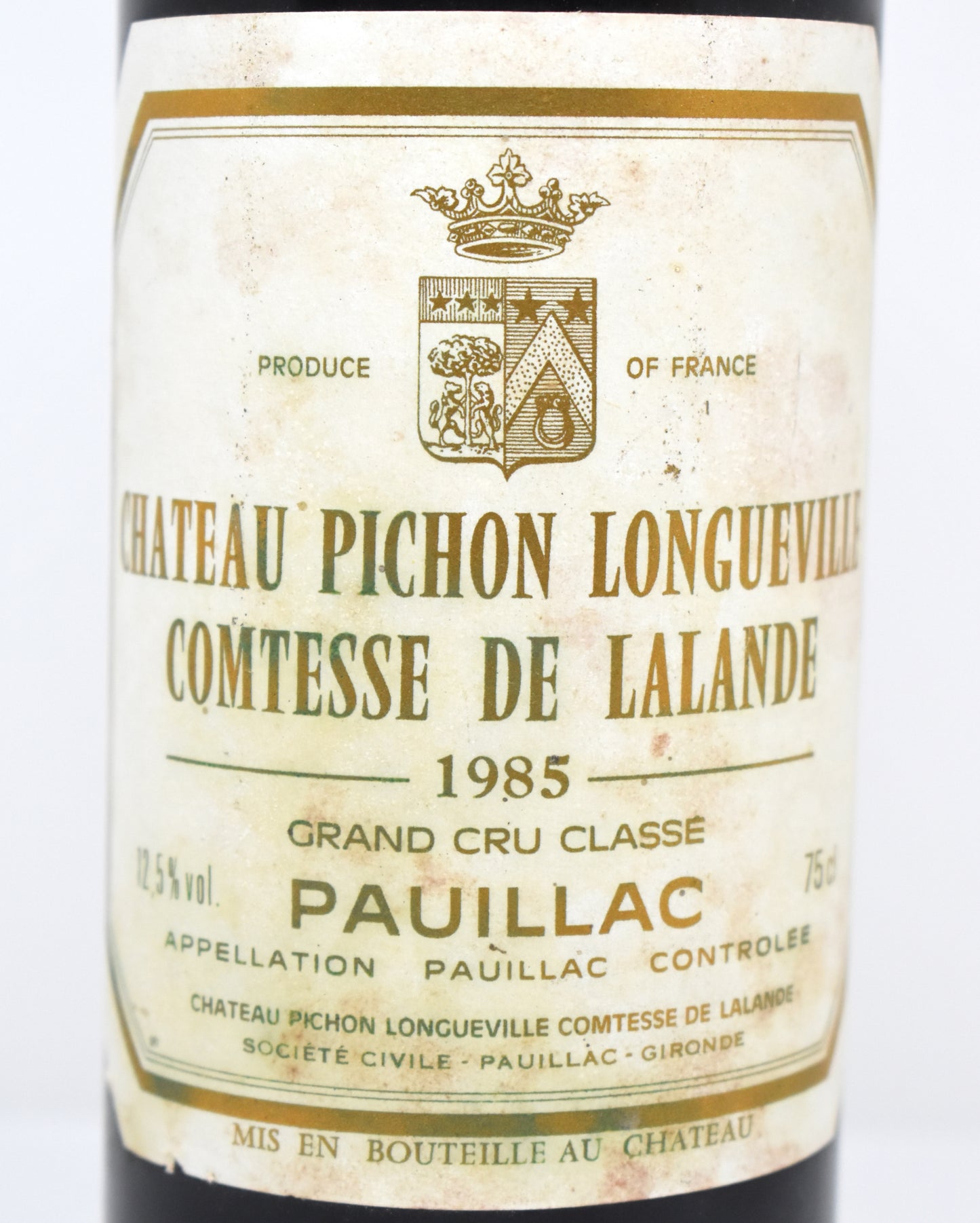 Acheter Château Pichon Comtesse 1985