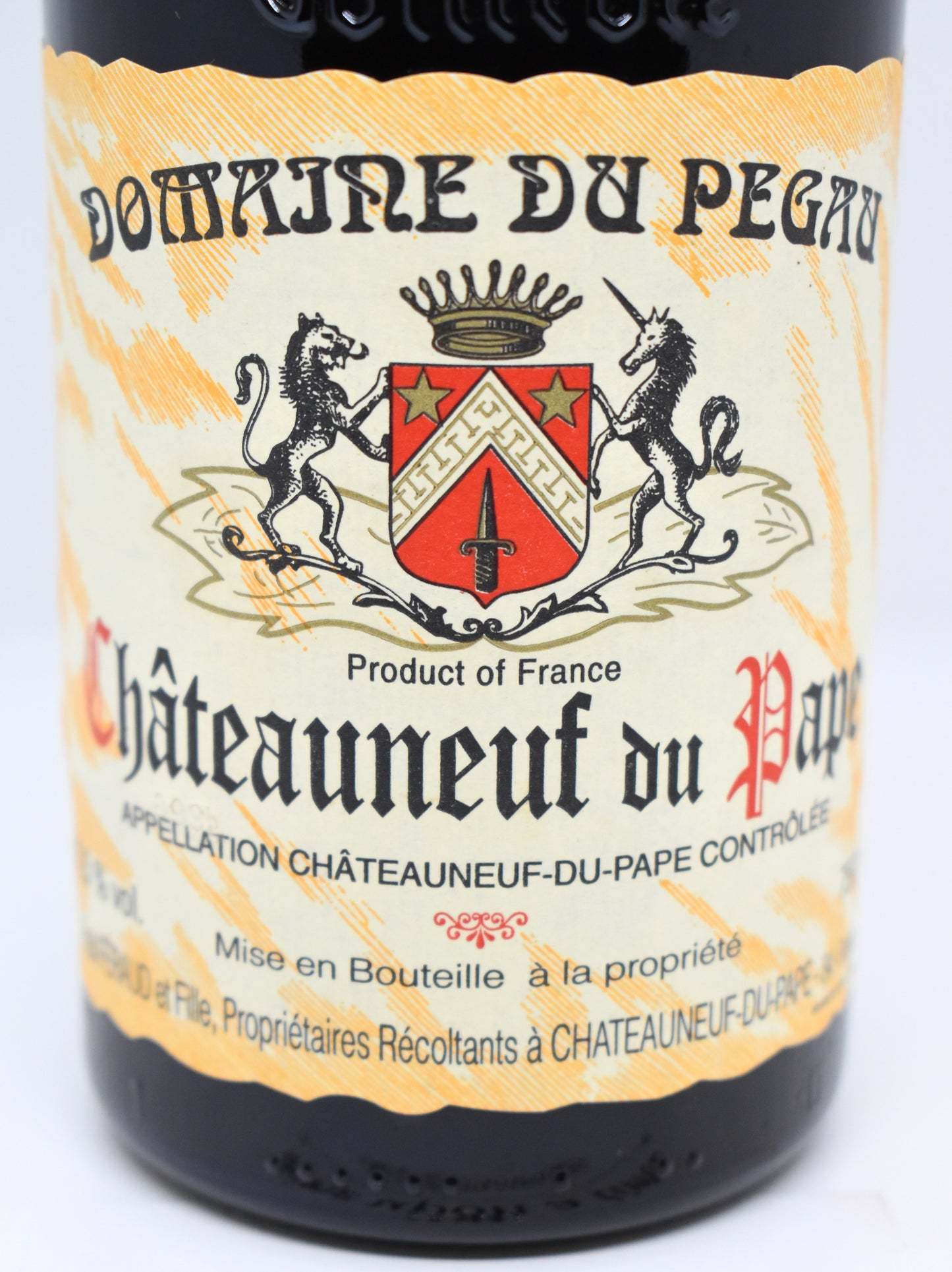 Pégau 1997 Cuvée Réservée, Châteauneuf, dégustation Rhône sud, valeur sûre