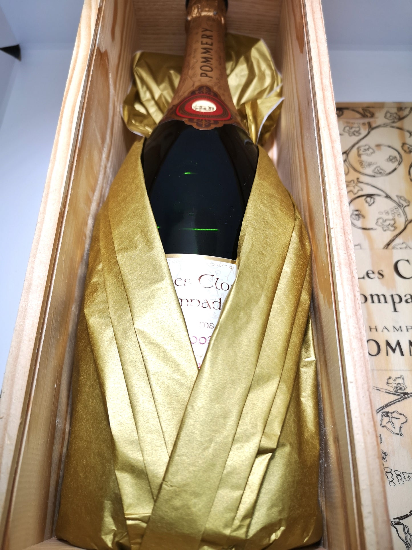 Les Clos Pompadour 2003 - Magnum Box - Champagne Pommery