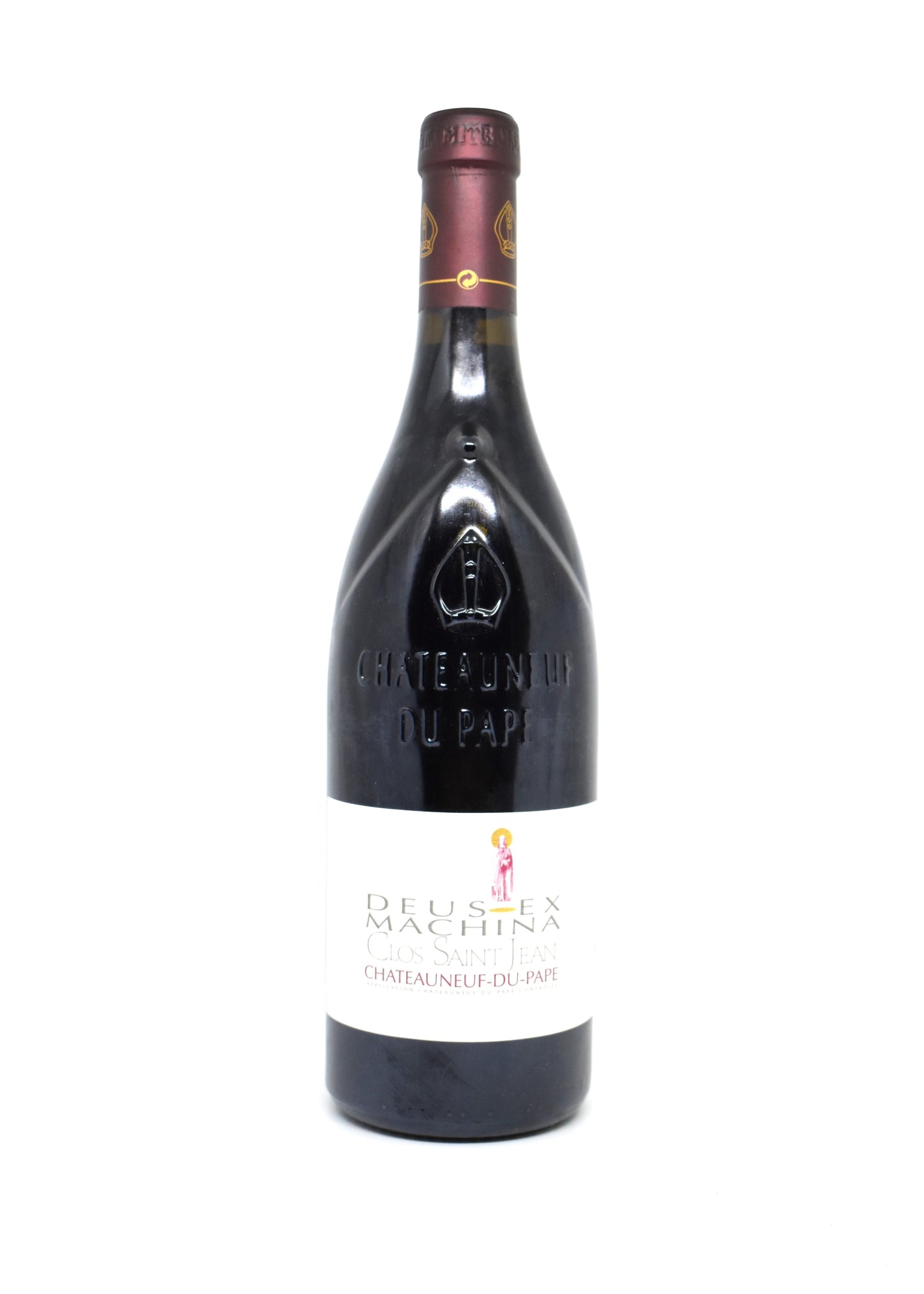 Rare 2009 Clos Saint-Jean Deus Ex Machina perfect condition Swiss cellar provenance