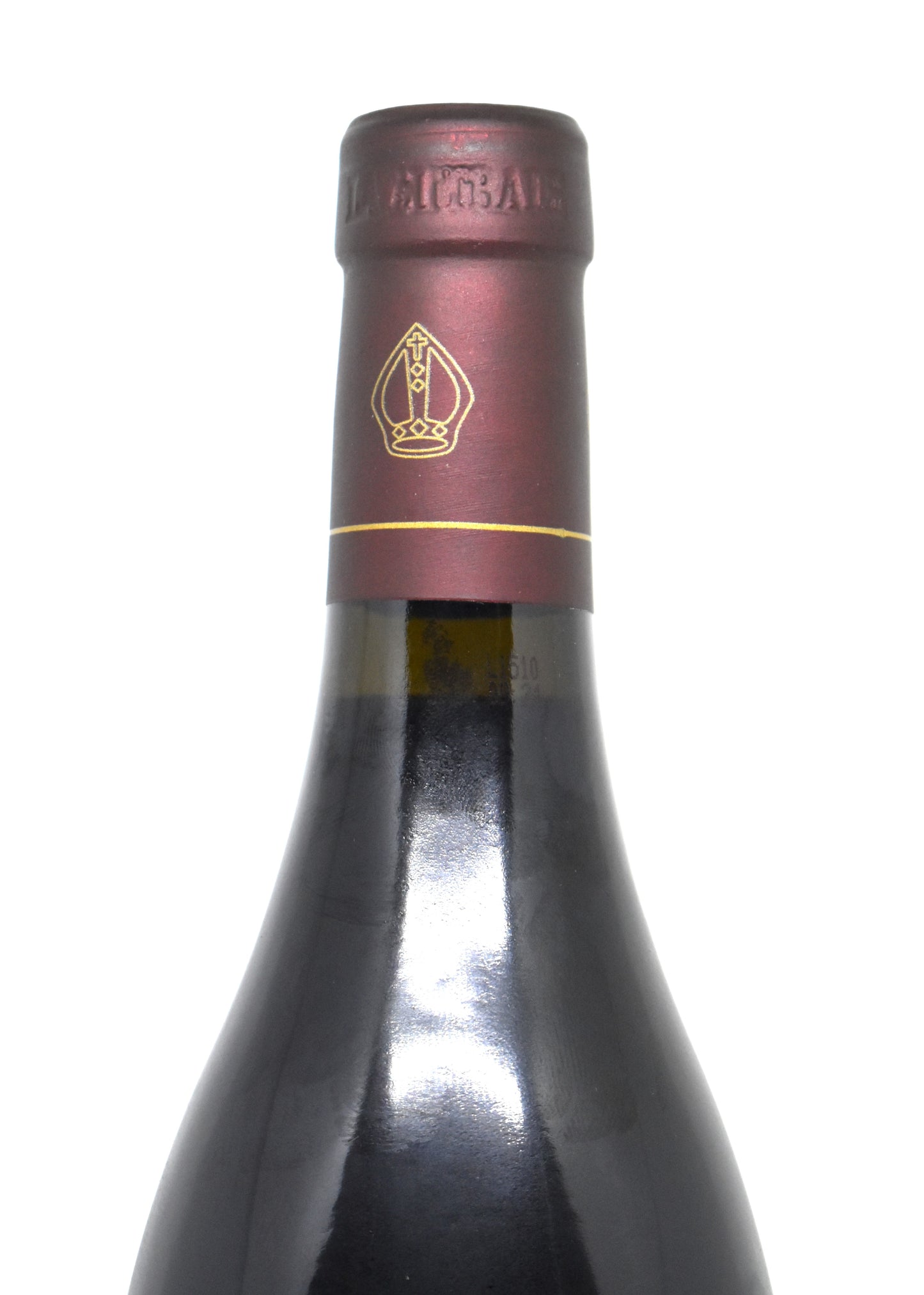 Niveau parfait goulot et capsule d origine scellée Châteauneuf du Pape La Combe des Fous 2015