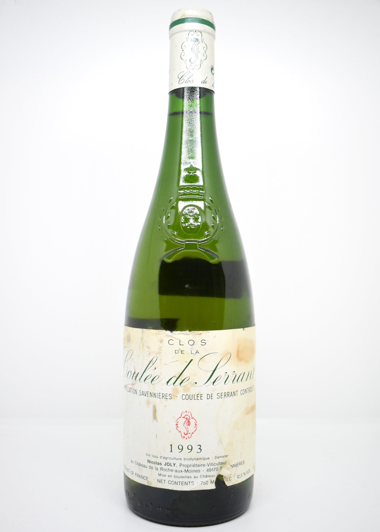 Vin culte Nicolas Joly Clos de la Coulée de Serrant 1993