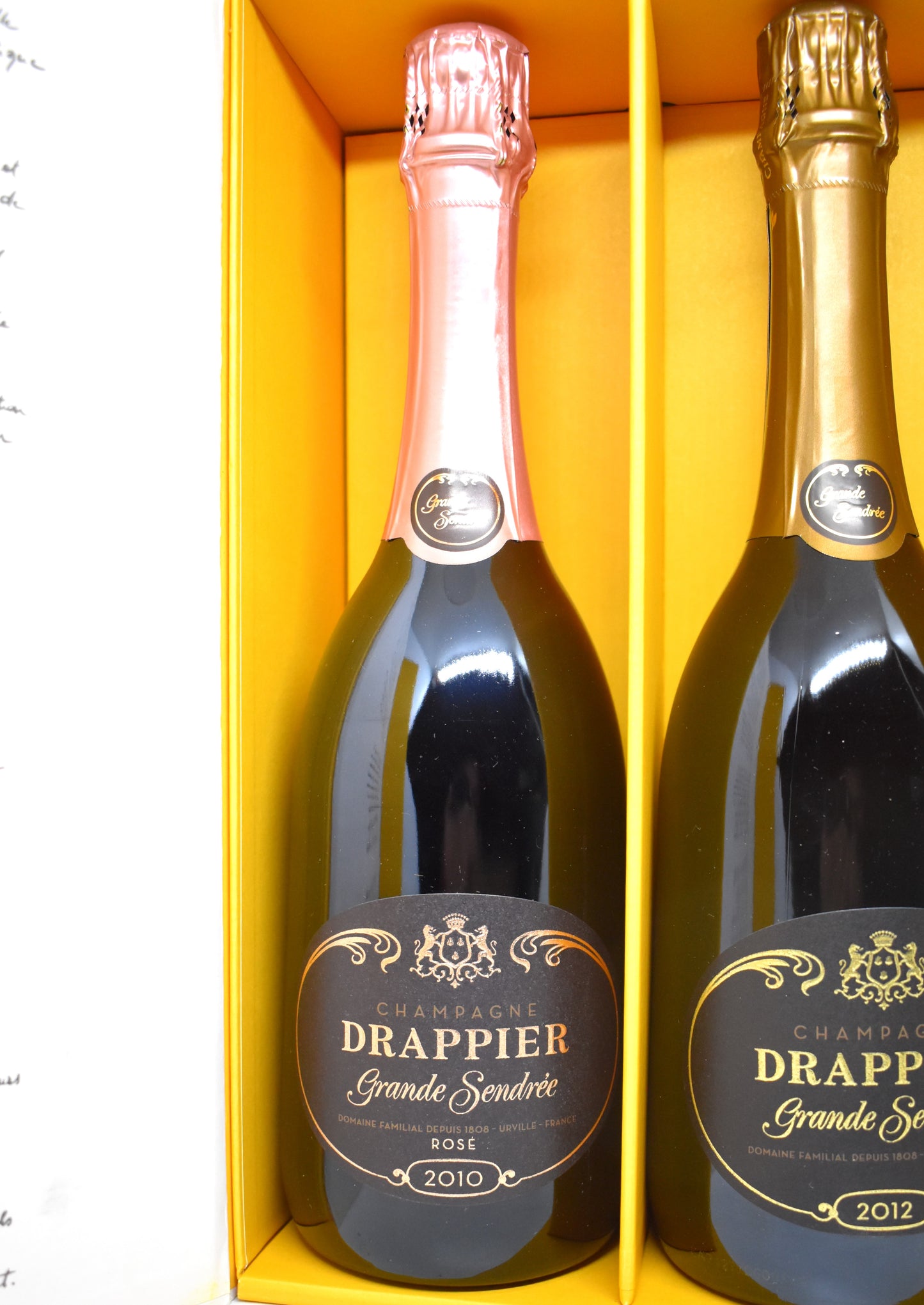 Acheter coffret Champagne Drappier Grande Sendrée