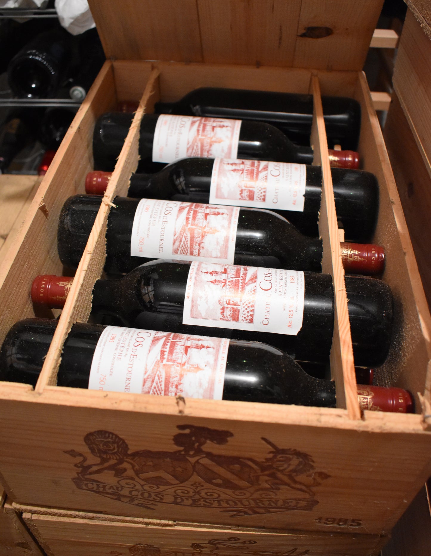 Offrir une bouteille de Cos d'Estournel 1985 - Saint-Estèphe