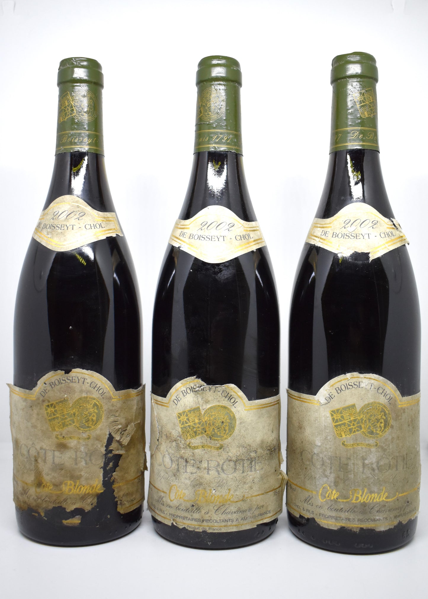 Vin rare Rhône Nord 2002 à offrir