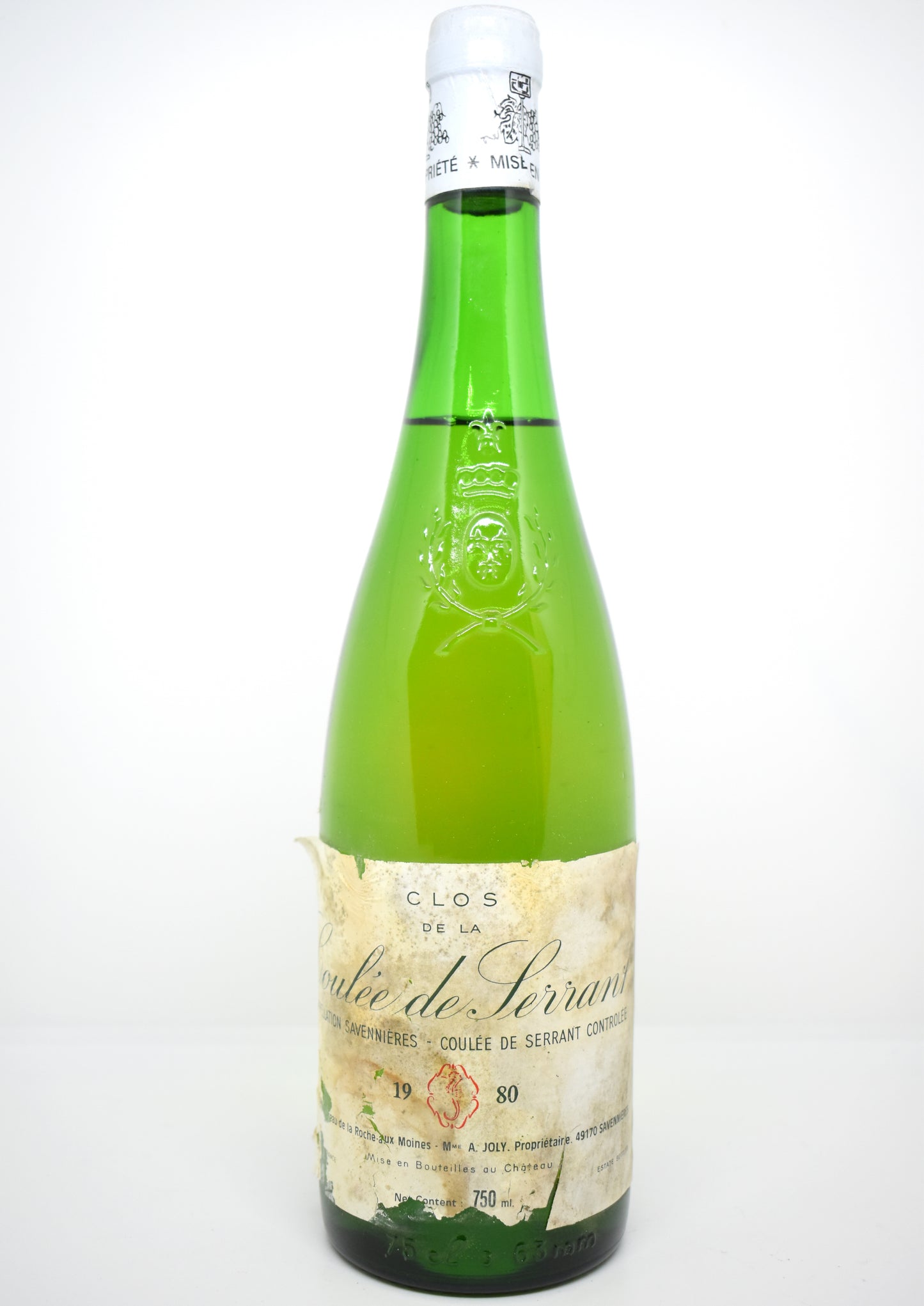 Vin culte Nicolas Joly Clos de la Coulée 1980