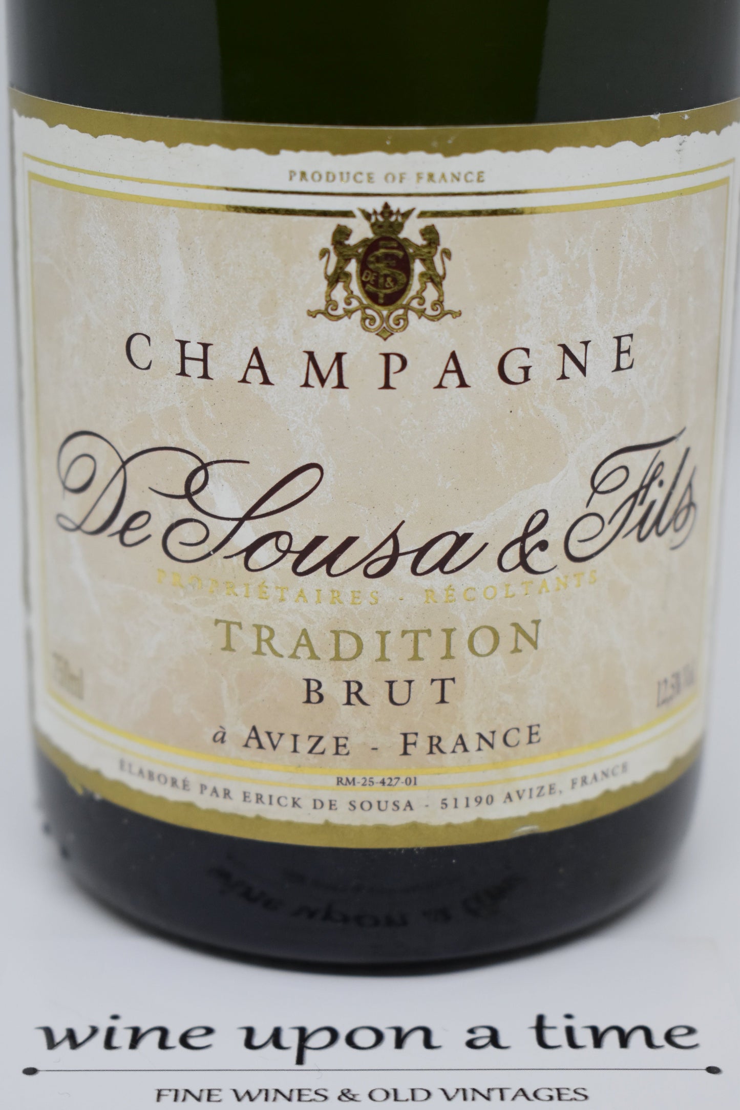 De Sousa Brut Tradition, dégorgé 2005, Champagne mature, dégustation originale