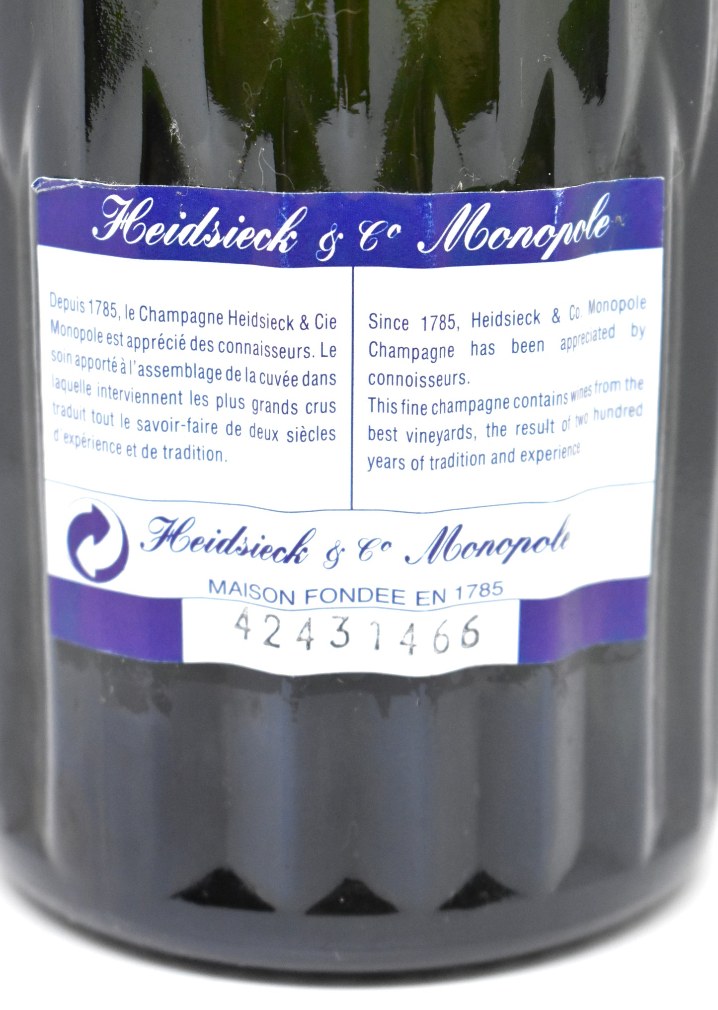 Champagne Heidsieck Monopole Diamant Bleu