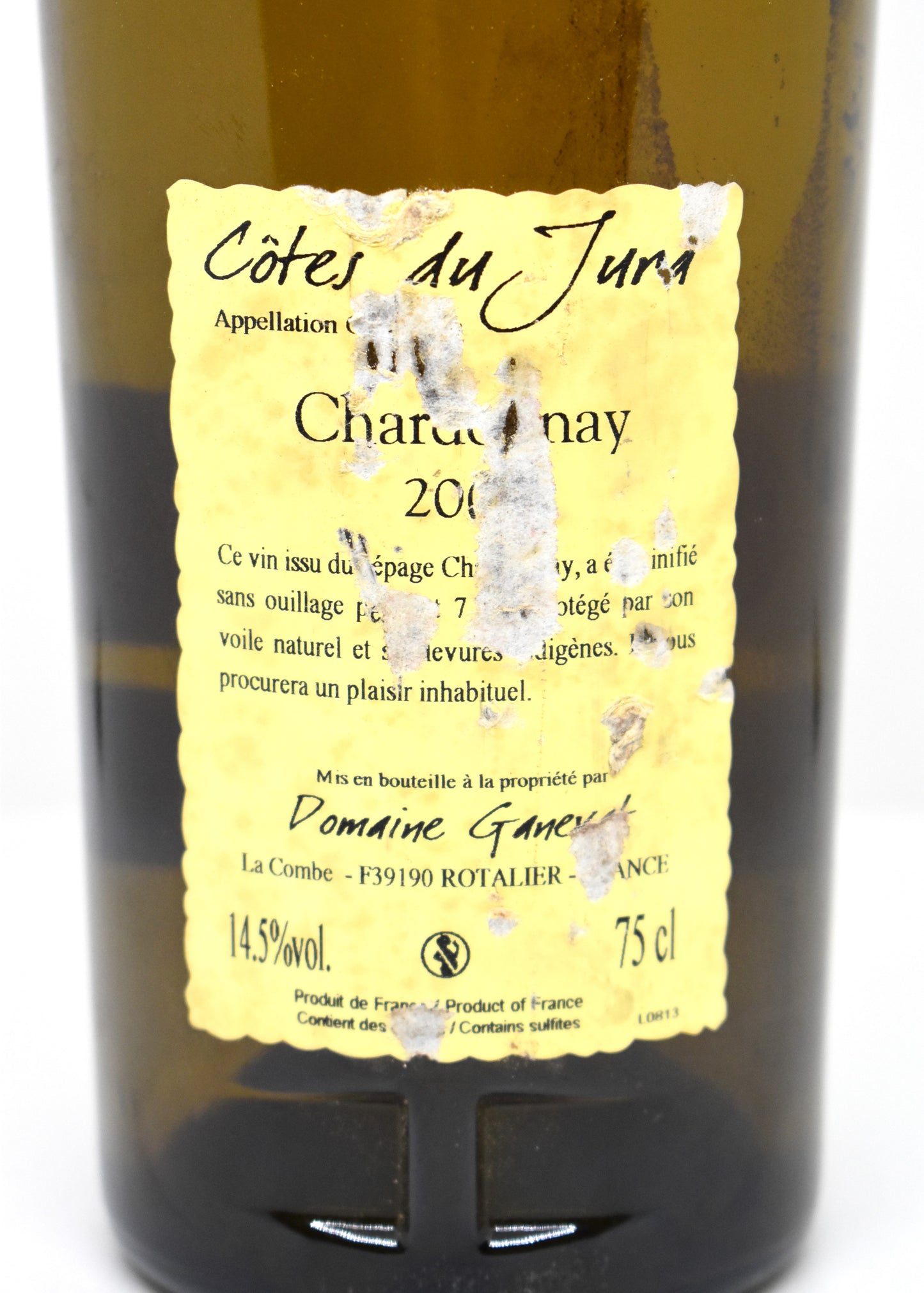 Ganevat cuvée du pépé 2008 order online