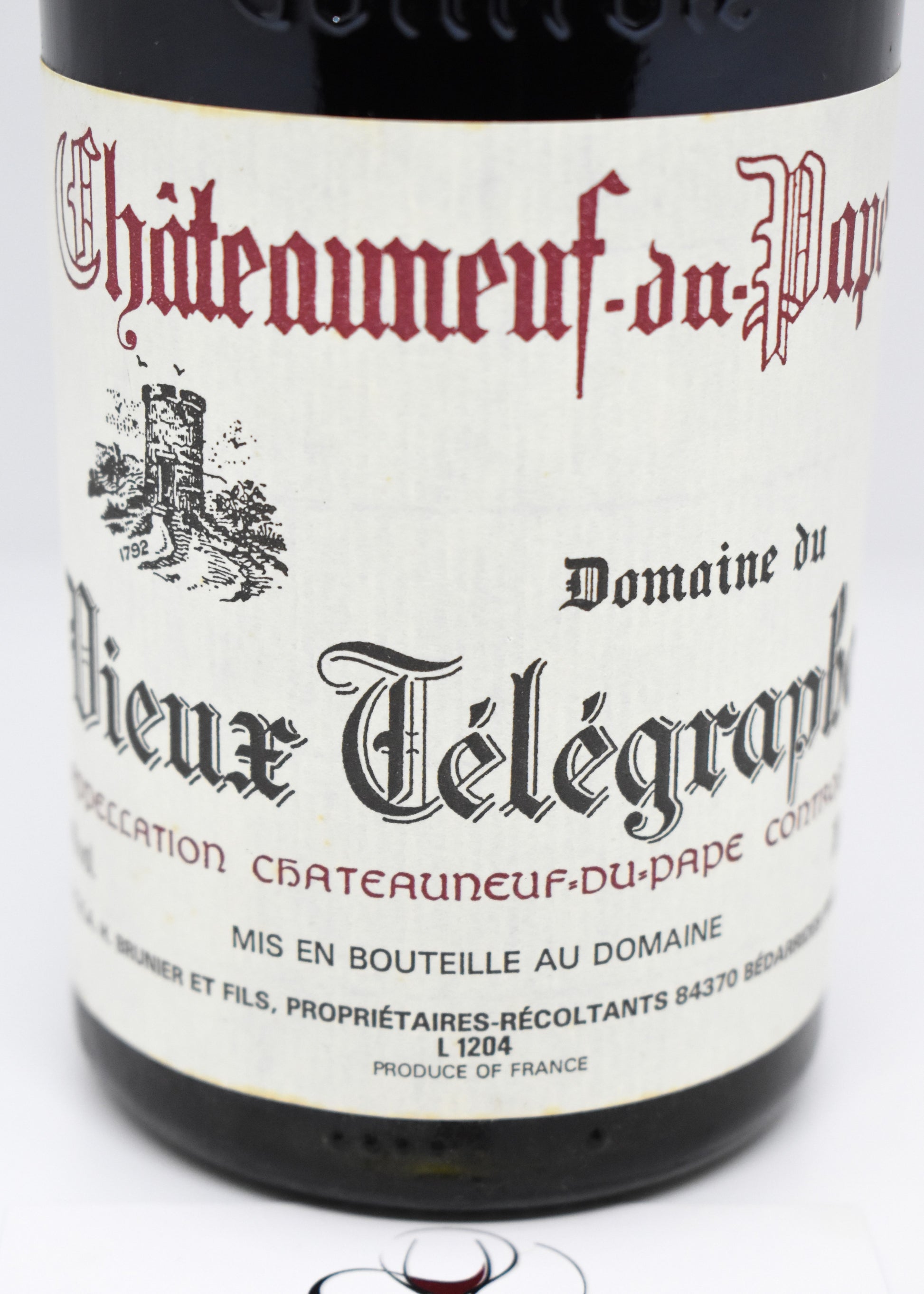 Châteauneuf-du-Pape 1989, Vieux Télégraphe, cadeau millésime 1989