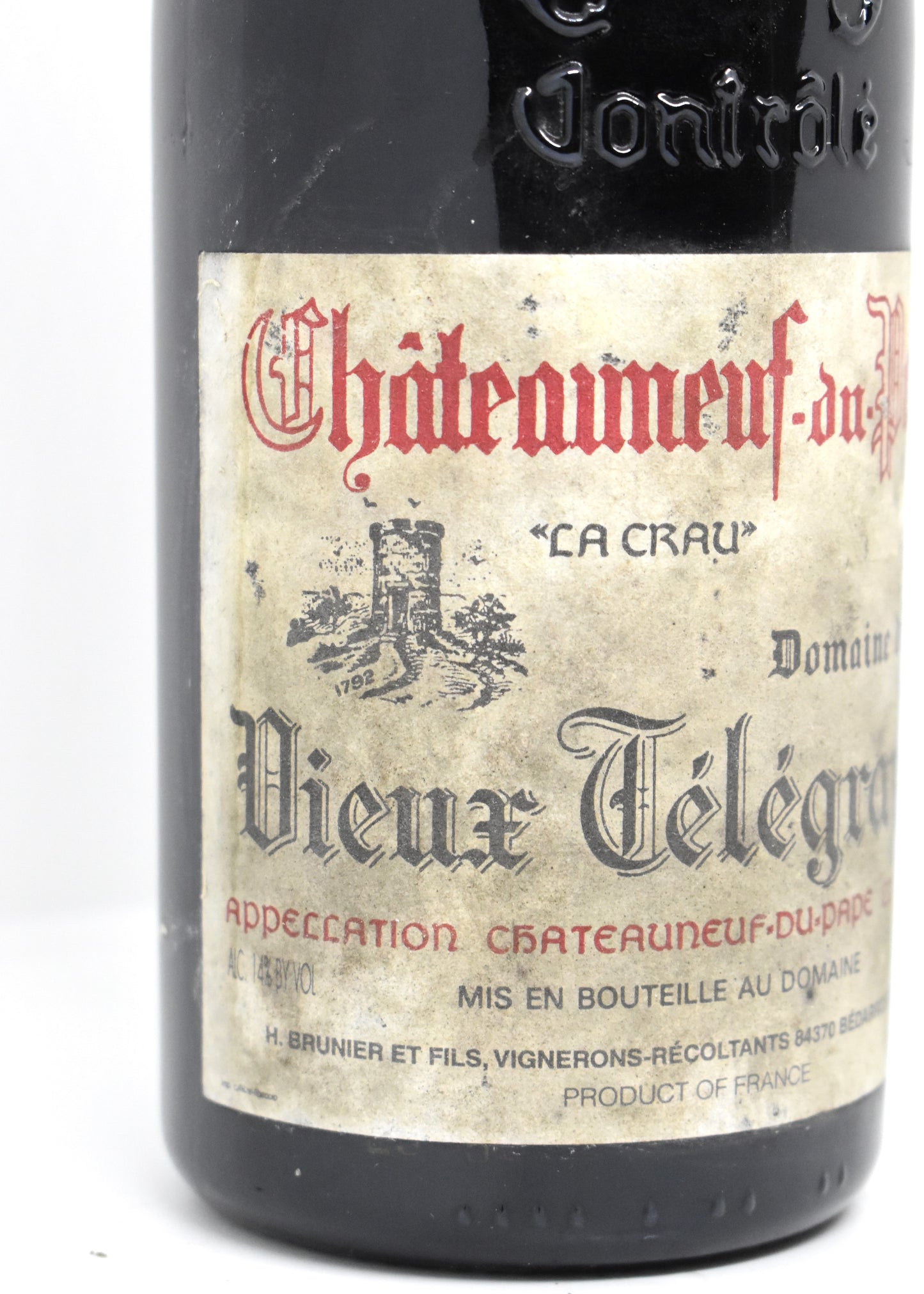 Vin rare Rhône Sud 2001 cadeau anniversaire